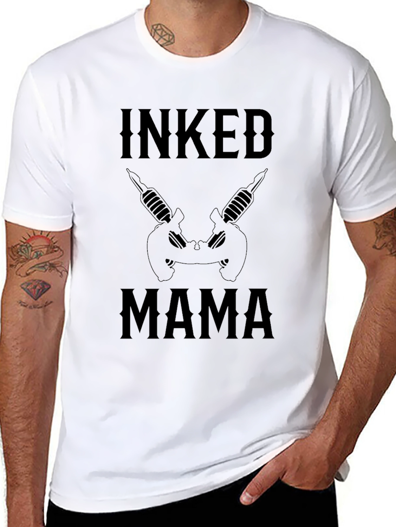 Inked Mama Black Graphic T-Shirt
