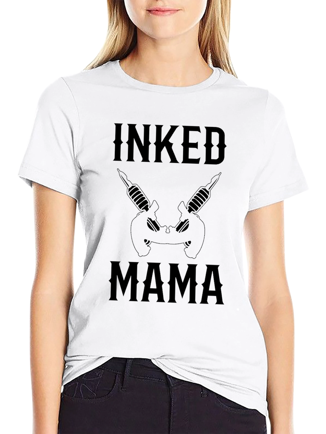 Inked Mama Black Graphic T-Shirt