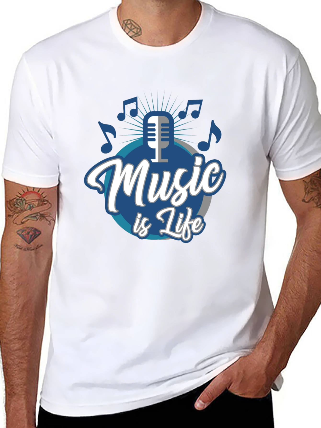 Music is Life T-Shirt: Stylish Graphic Tee