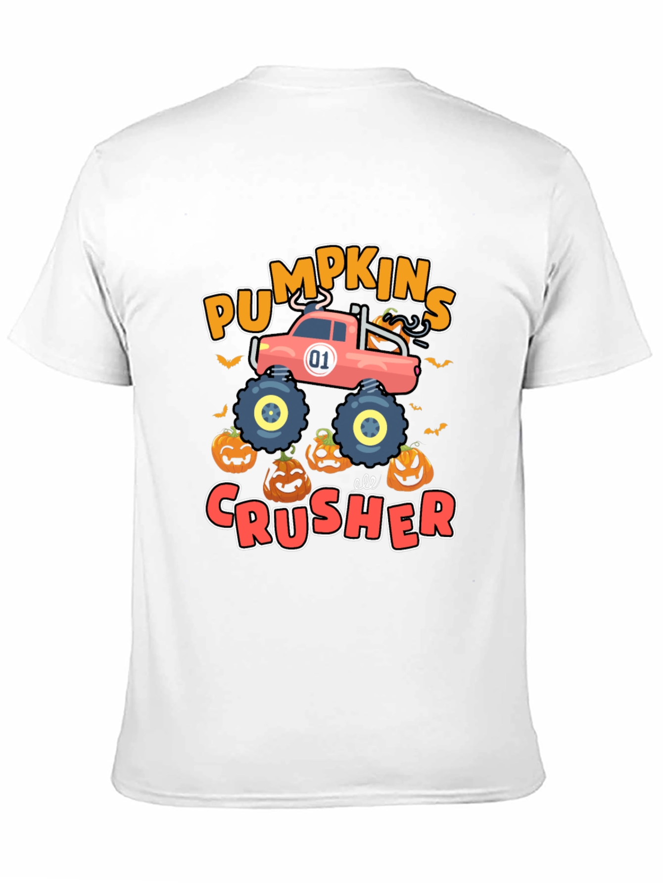 Pumpkin Crusher T-Shirt - Halloween Monster Truck