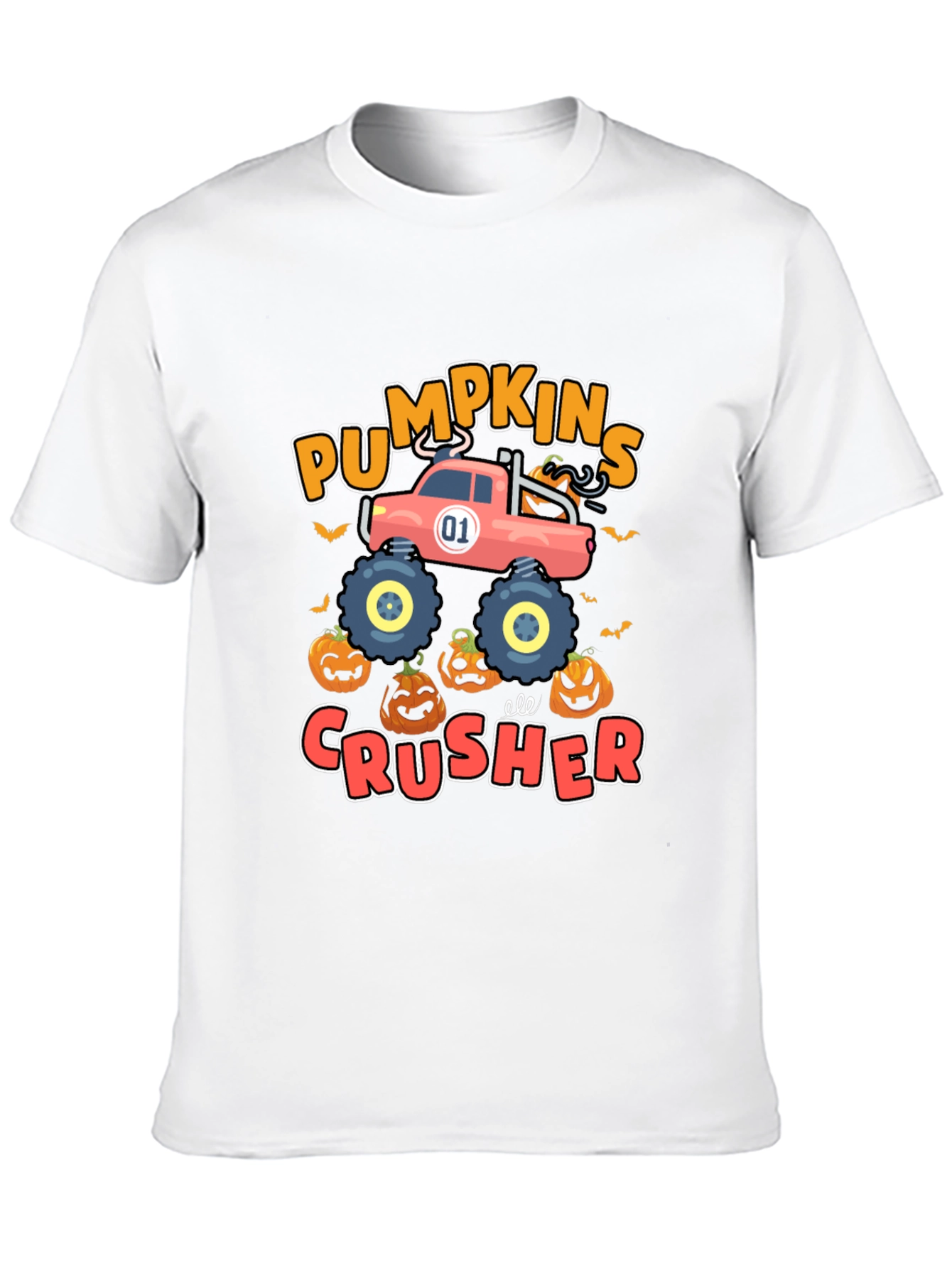 Pumpkin Crusher T-Shirt - Halloween Monster Truck