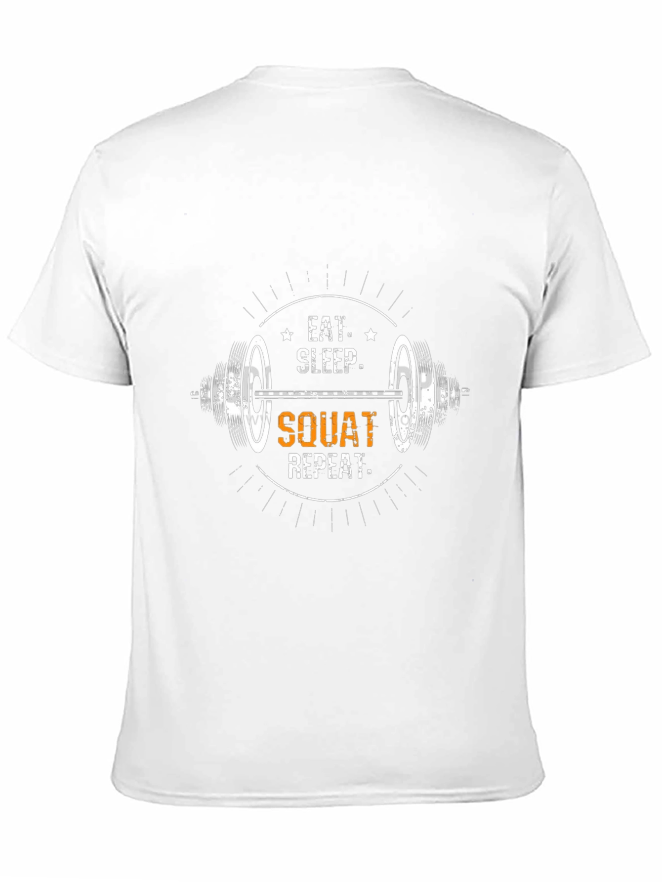 Eat Sleep Squat Repeat Black T-Shirt