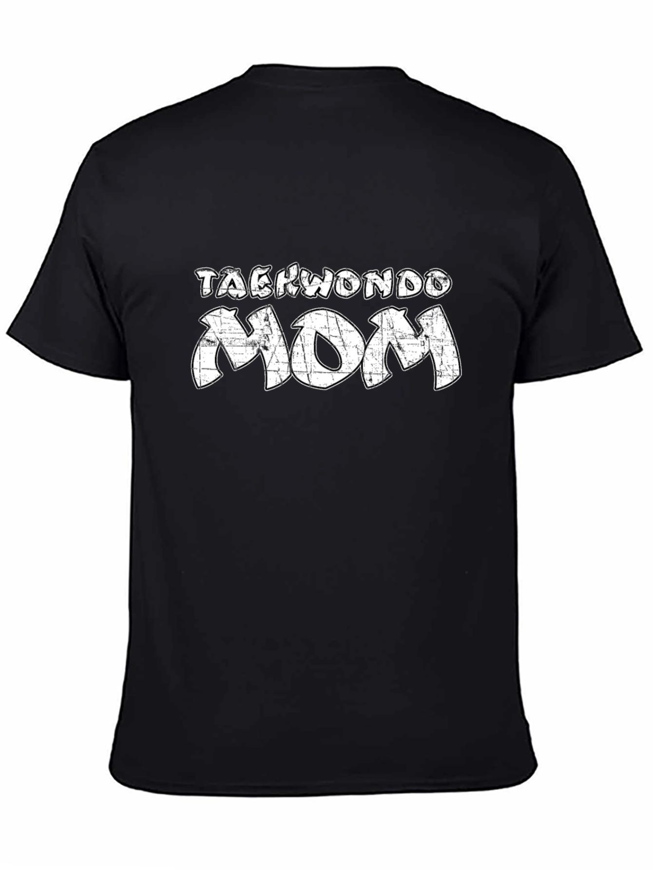 Taekwondo Mom Black T-Shirt