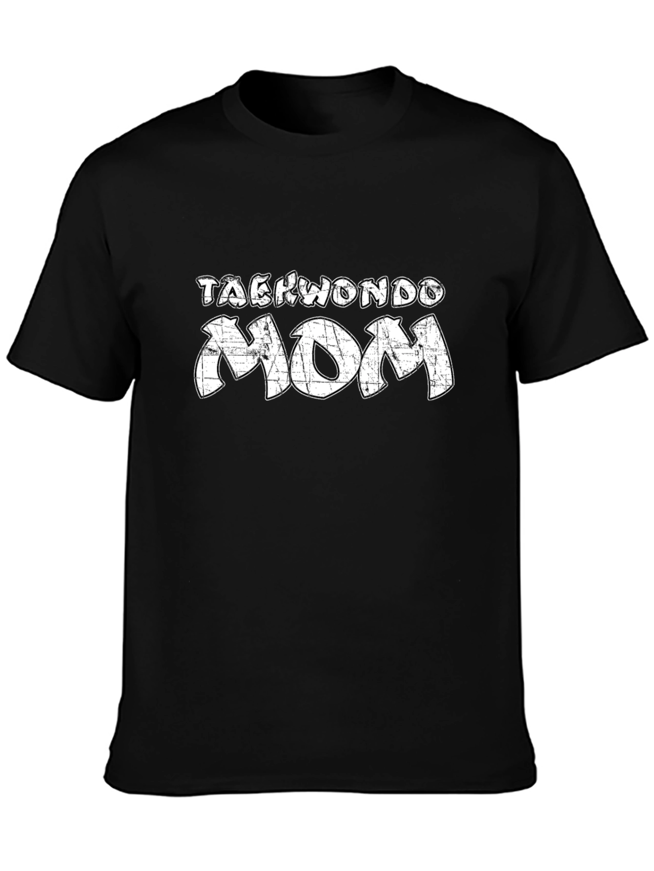 Taekwondo Mom Black T-Shirt