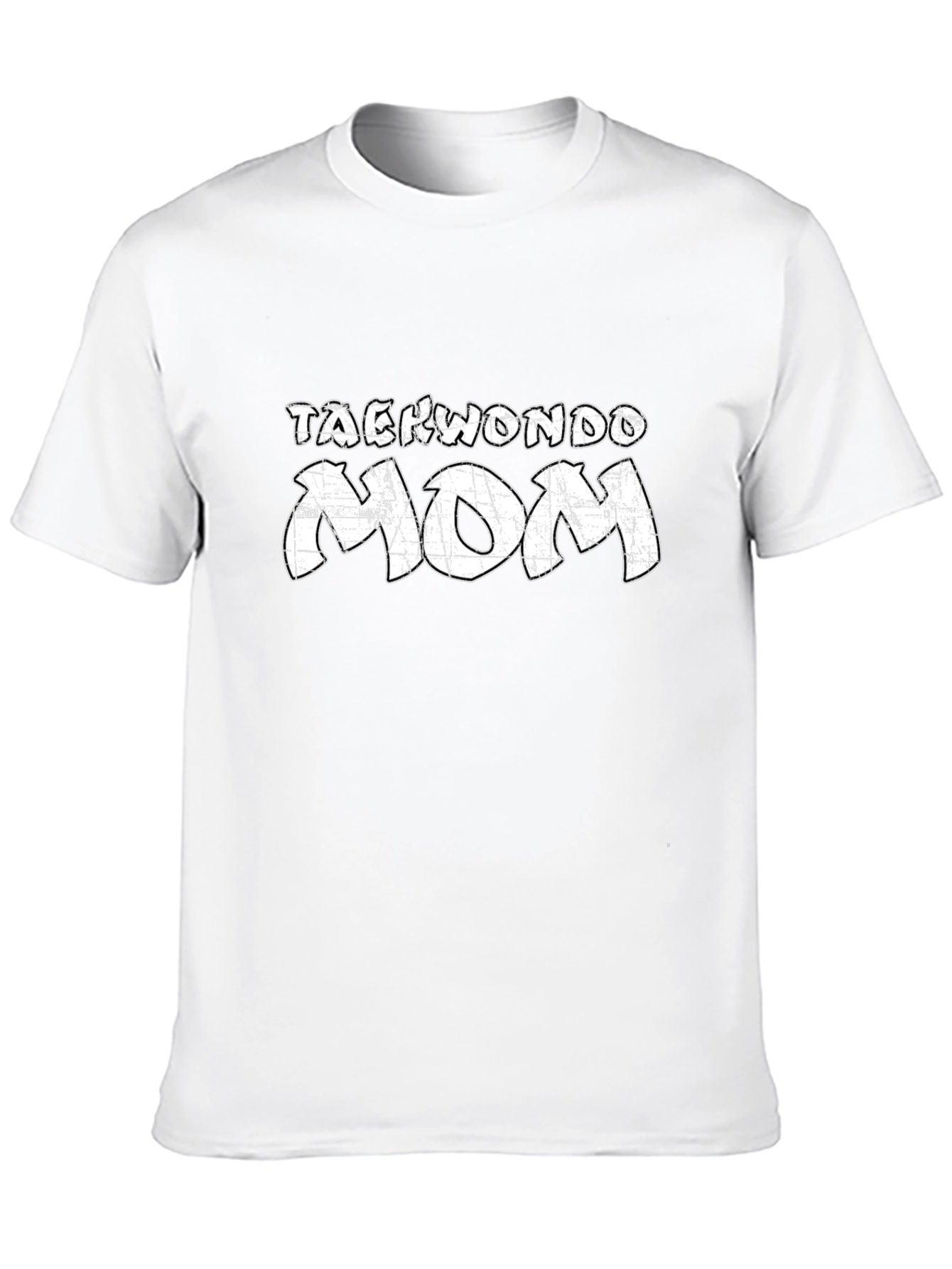 Taekwondo Mom Black T-Shirt