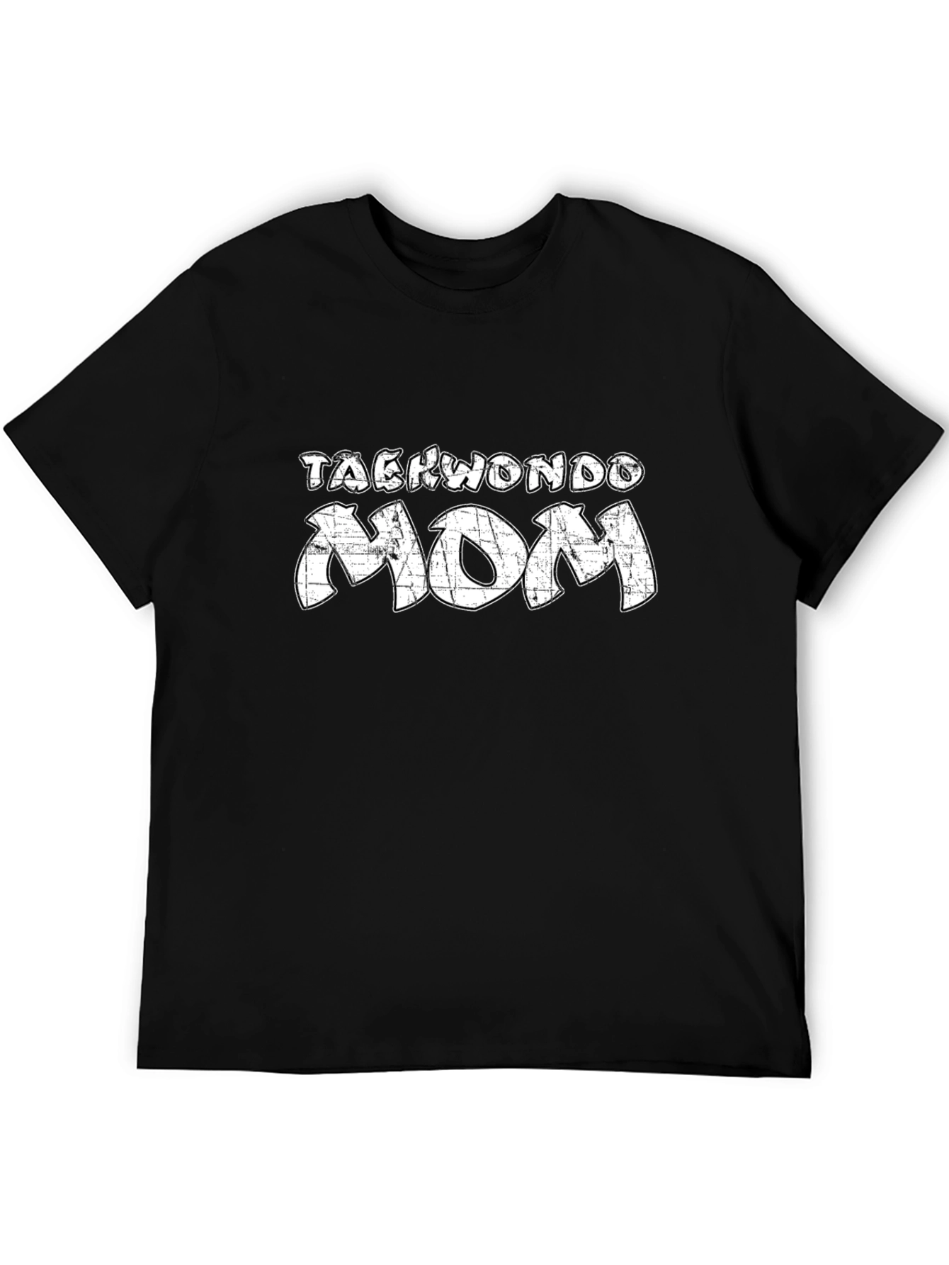 Taekwondo Mom Black T-Shirt