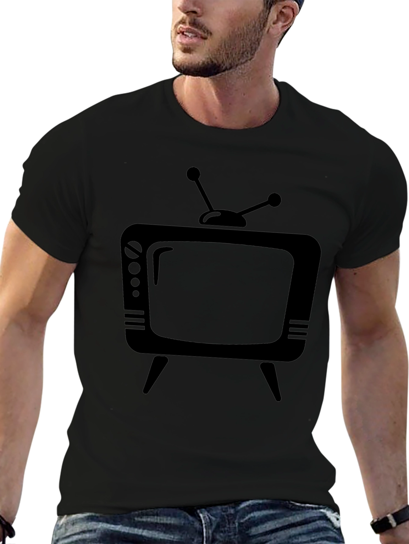 Retro TV Graphic Tee - Classic Television Shirt