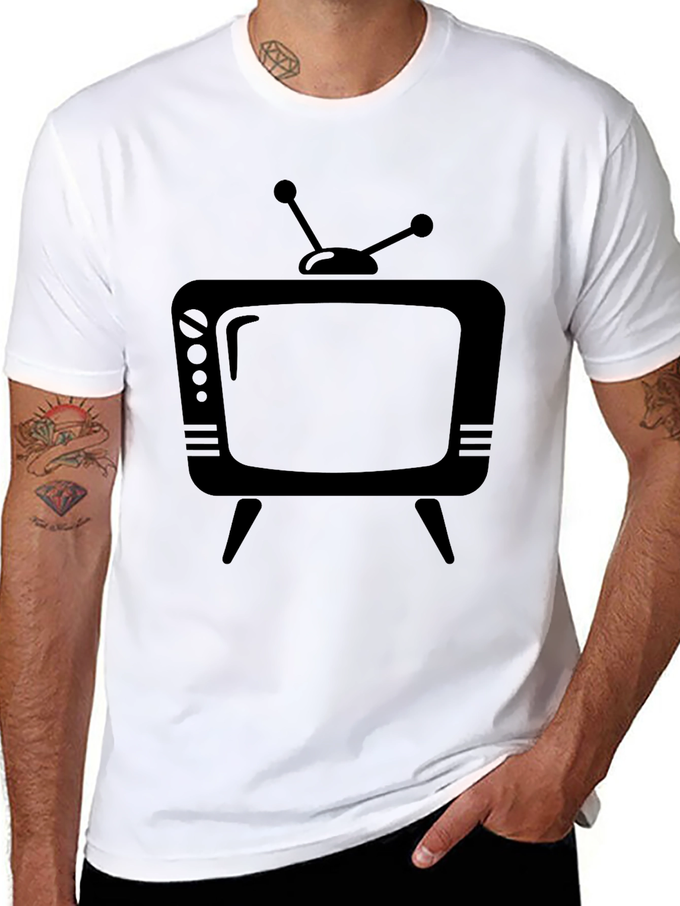 Retro TV Graphic Tee - Classic Television Shirt