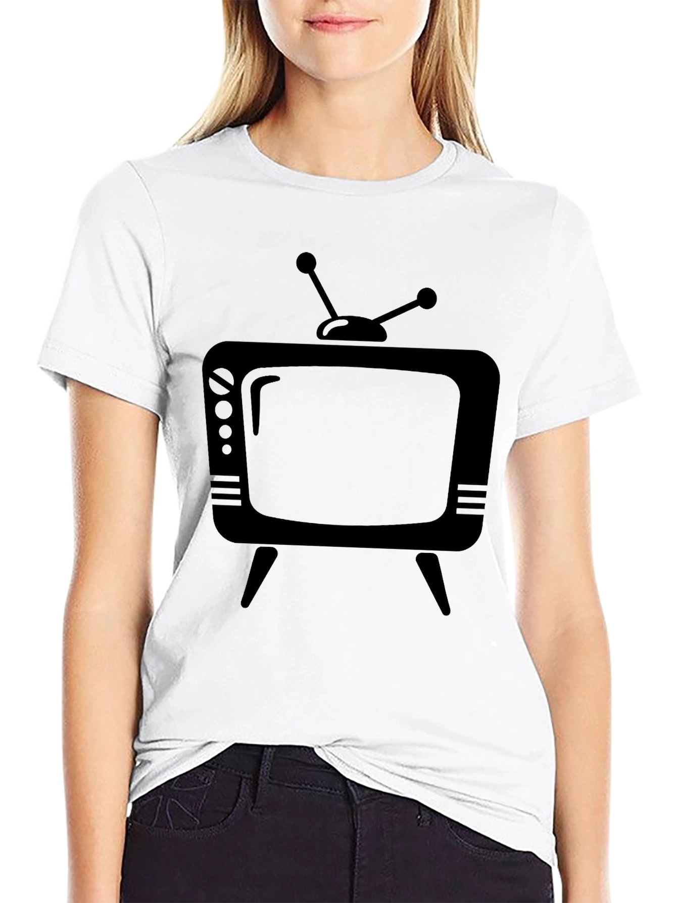 Retro TV Graphic Tee - Classic Television Shirt