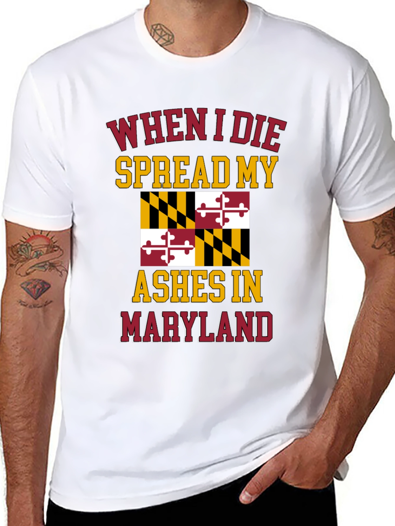 Maryland Pride T-Shirt - Spread My Ashes