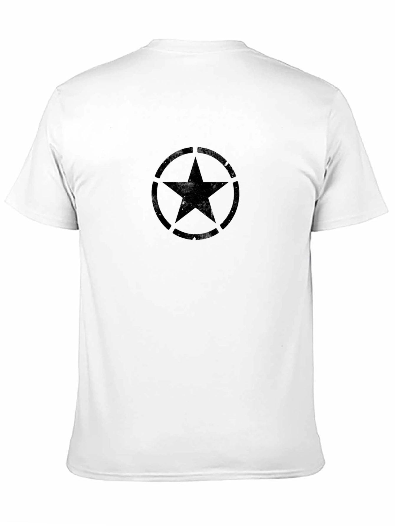 Black Star Graphic Crew Neck T-Shirt