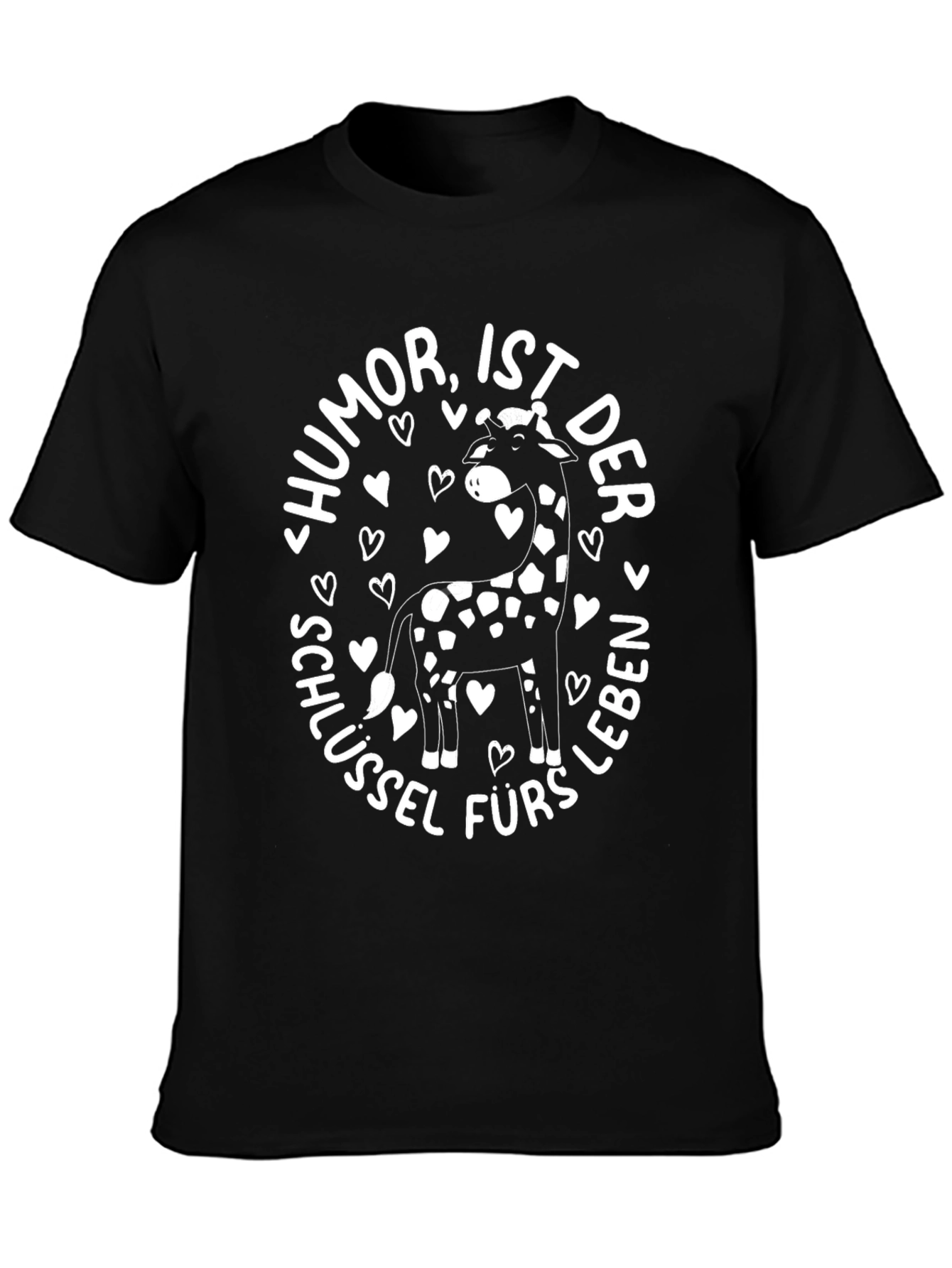 Humor is the Key Giraffe T-Shirt