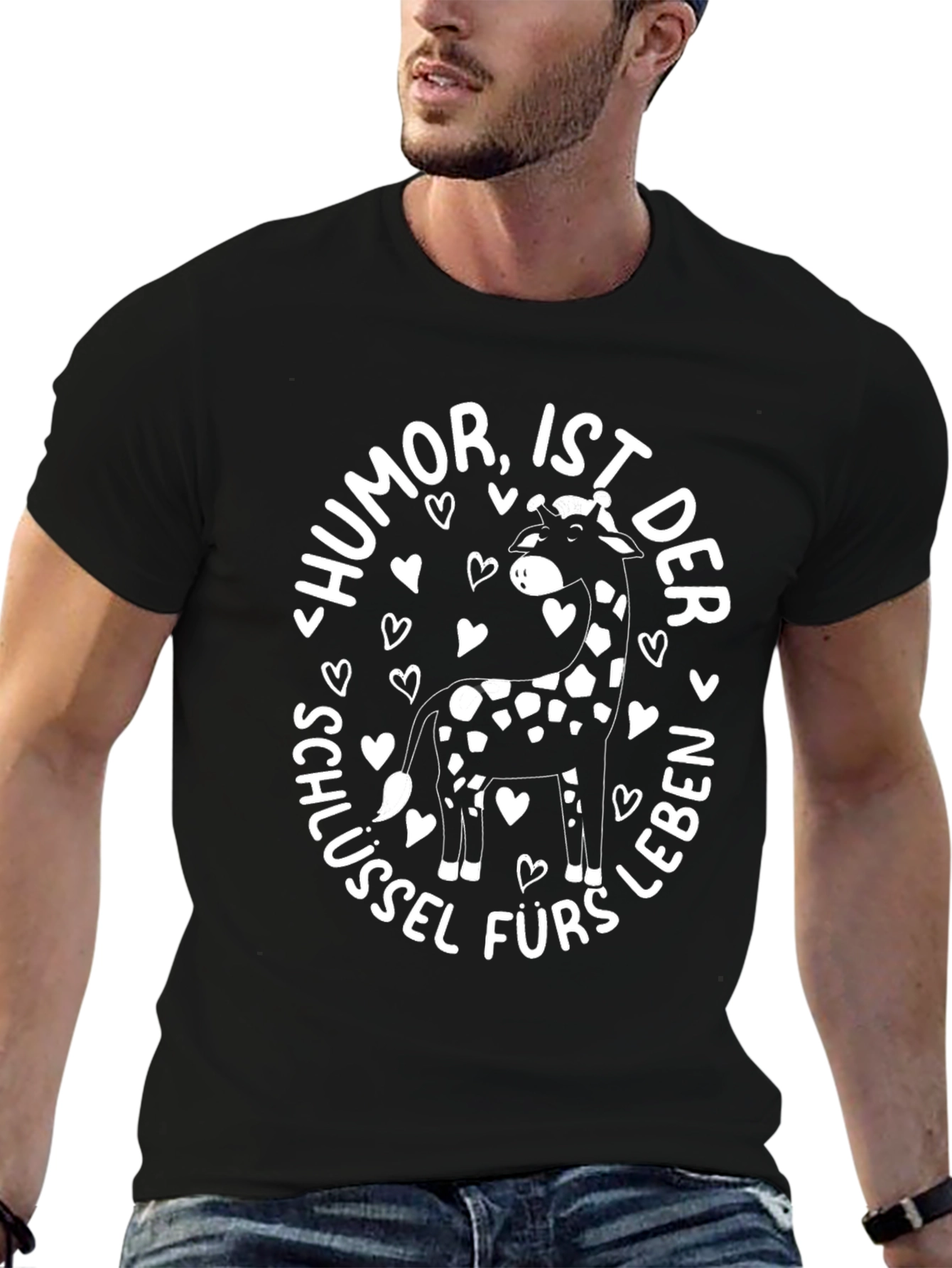 Humor is the Key Giraffe T-Shirt