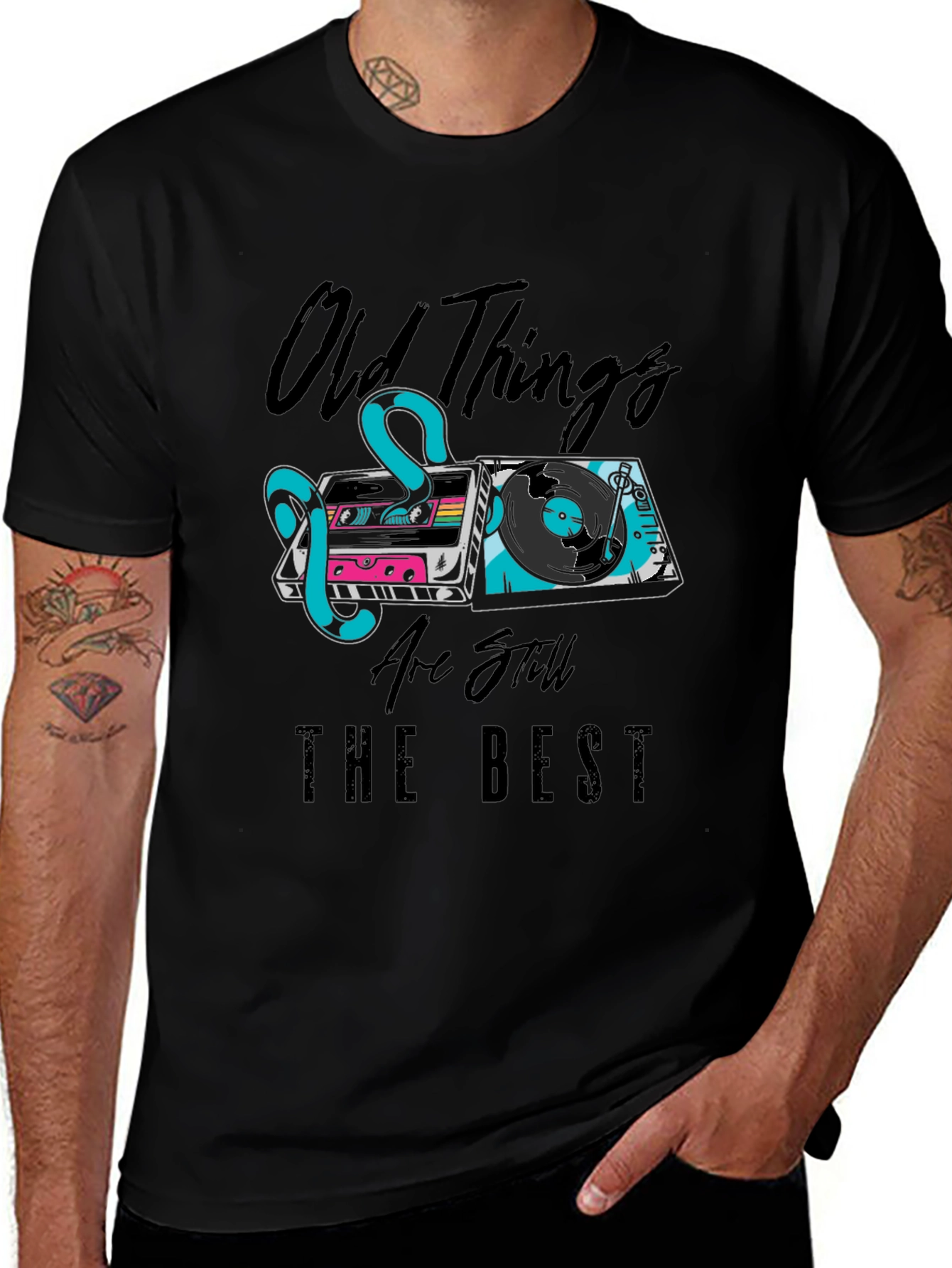 Retro Music T-Shirt: Old Things Are Still The Best