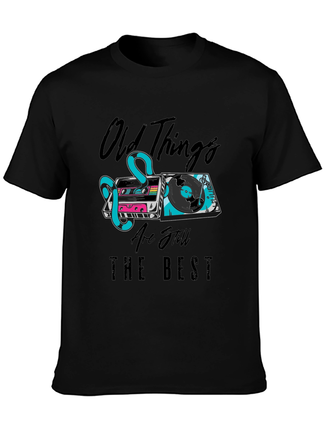 Retro Music T-Shirt: Old Things Are Still The Best