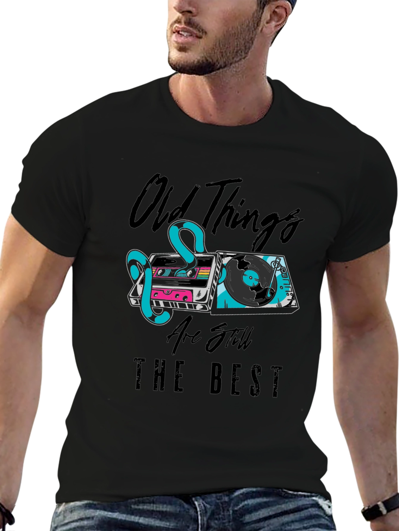 Retro Music T-Shirt: Old Things Are Still The Best