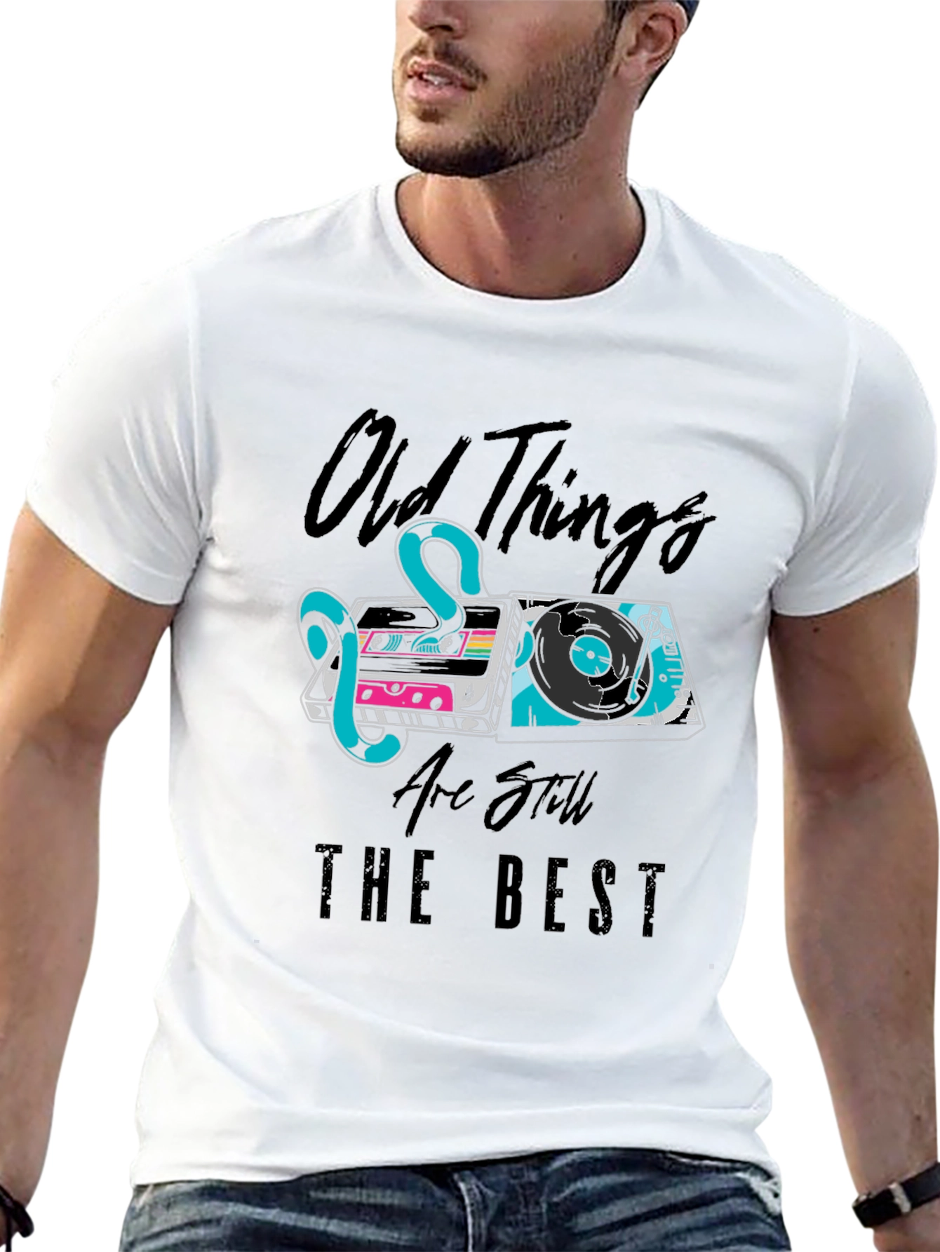 Retro Music T-Shirt: Old Things Are Still The Best