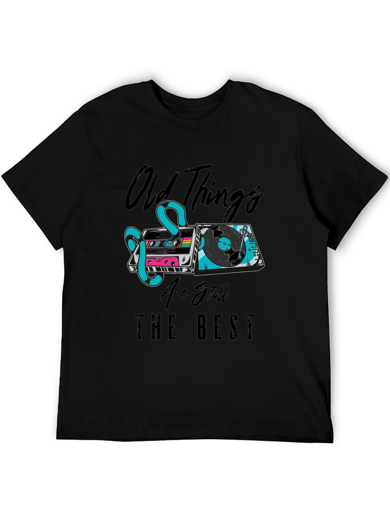 Retro Music T-Shirt: Old Things Are Still The Best