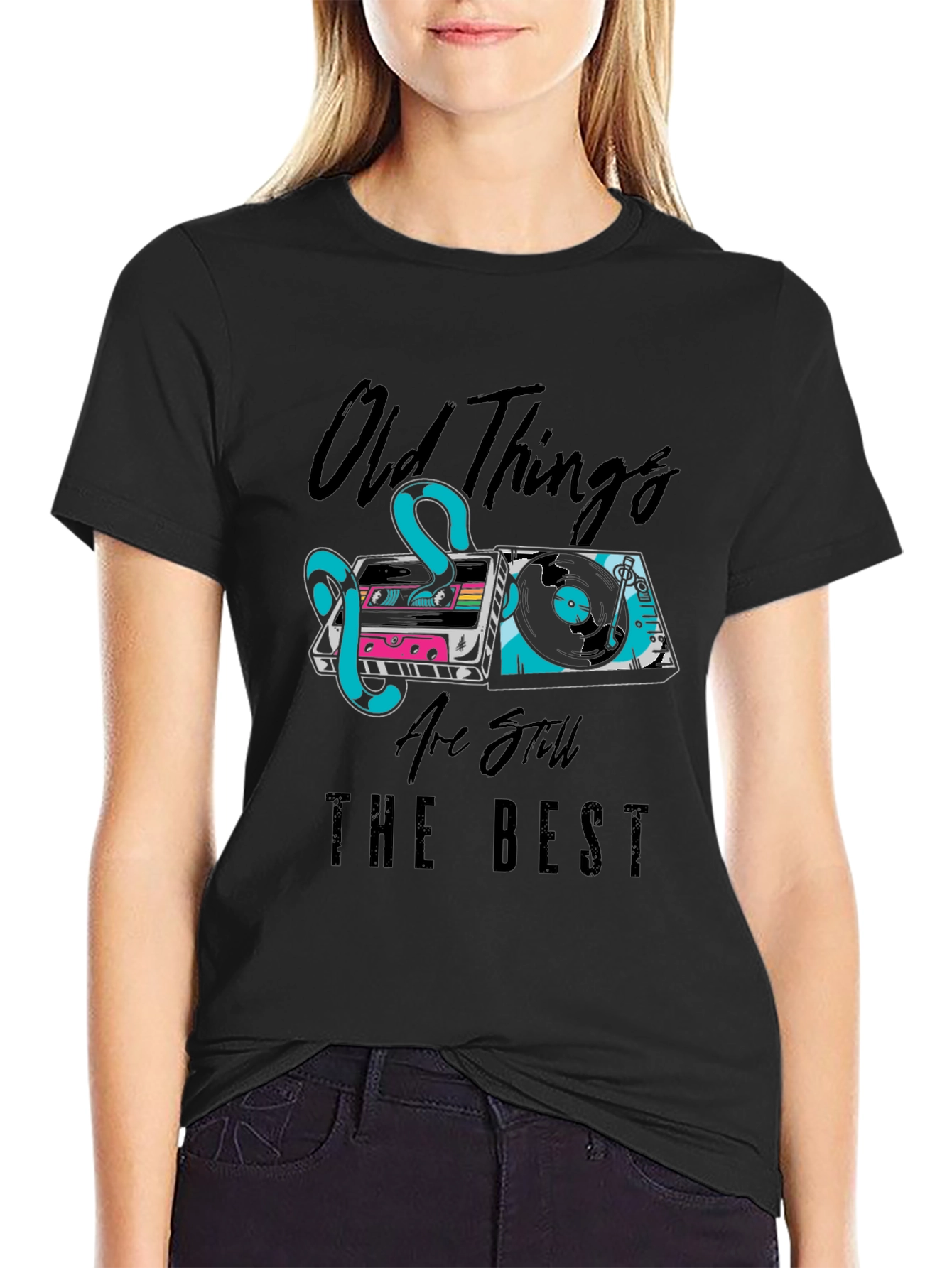 Retro Music T-Shirt: Old Things Are Still The Best