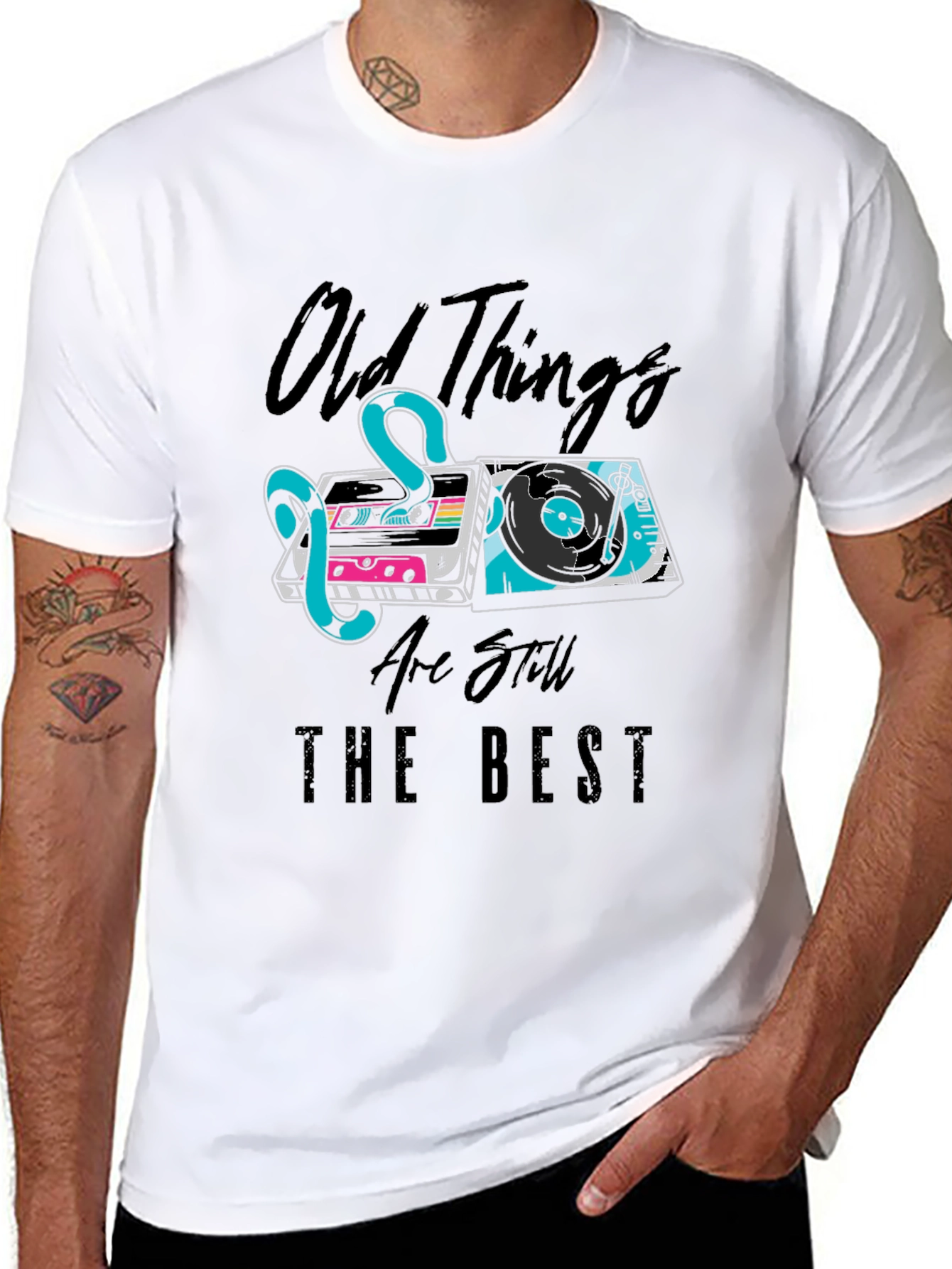 Retro Music T-Shirt: Old Things Are Still The Best