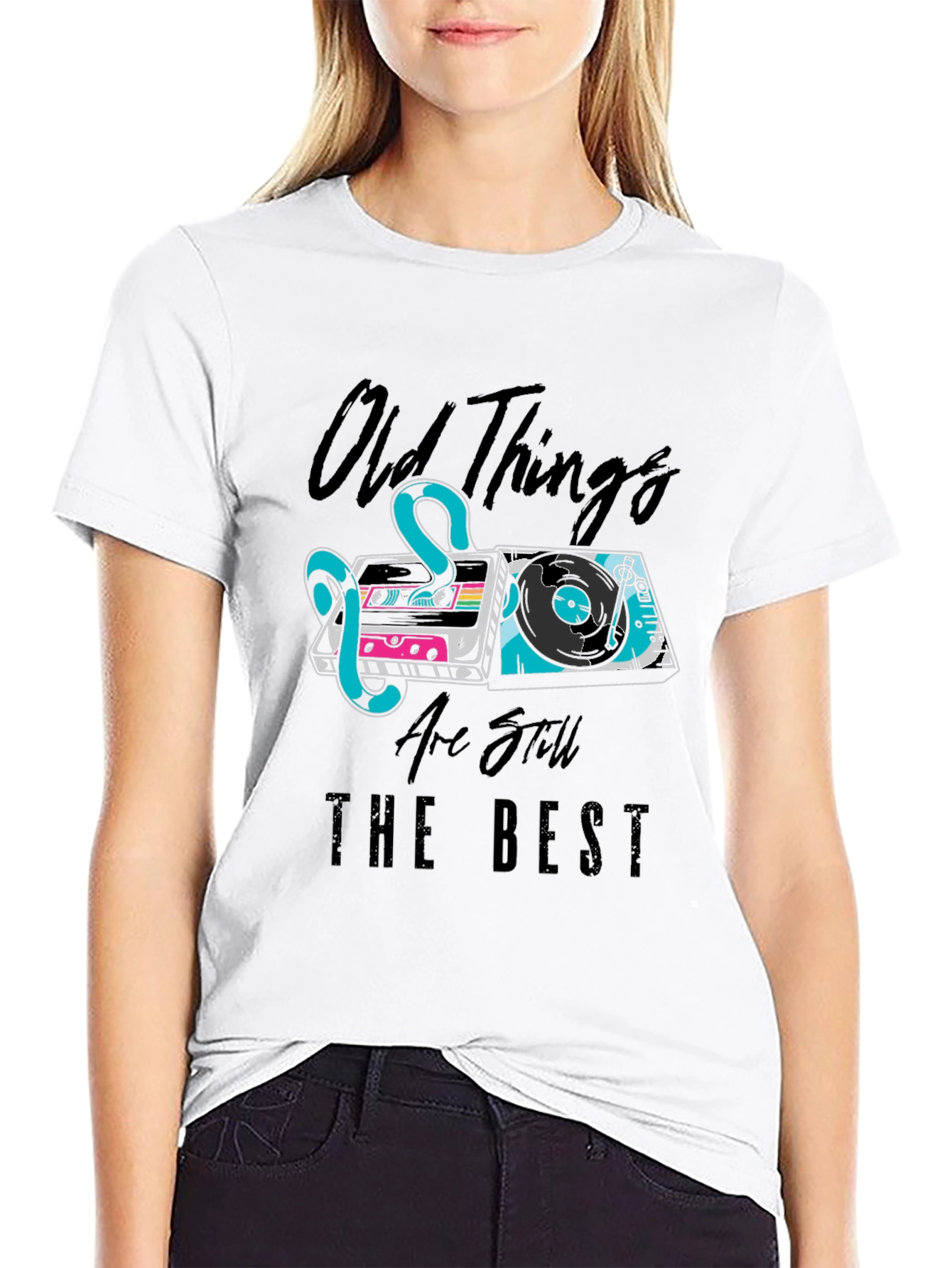 Retro Music T-Shirt: Old Things Are Still The Best