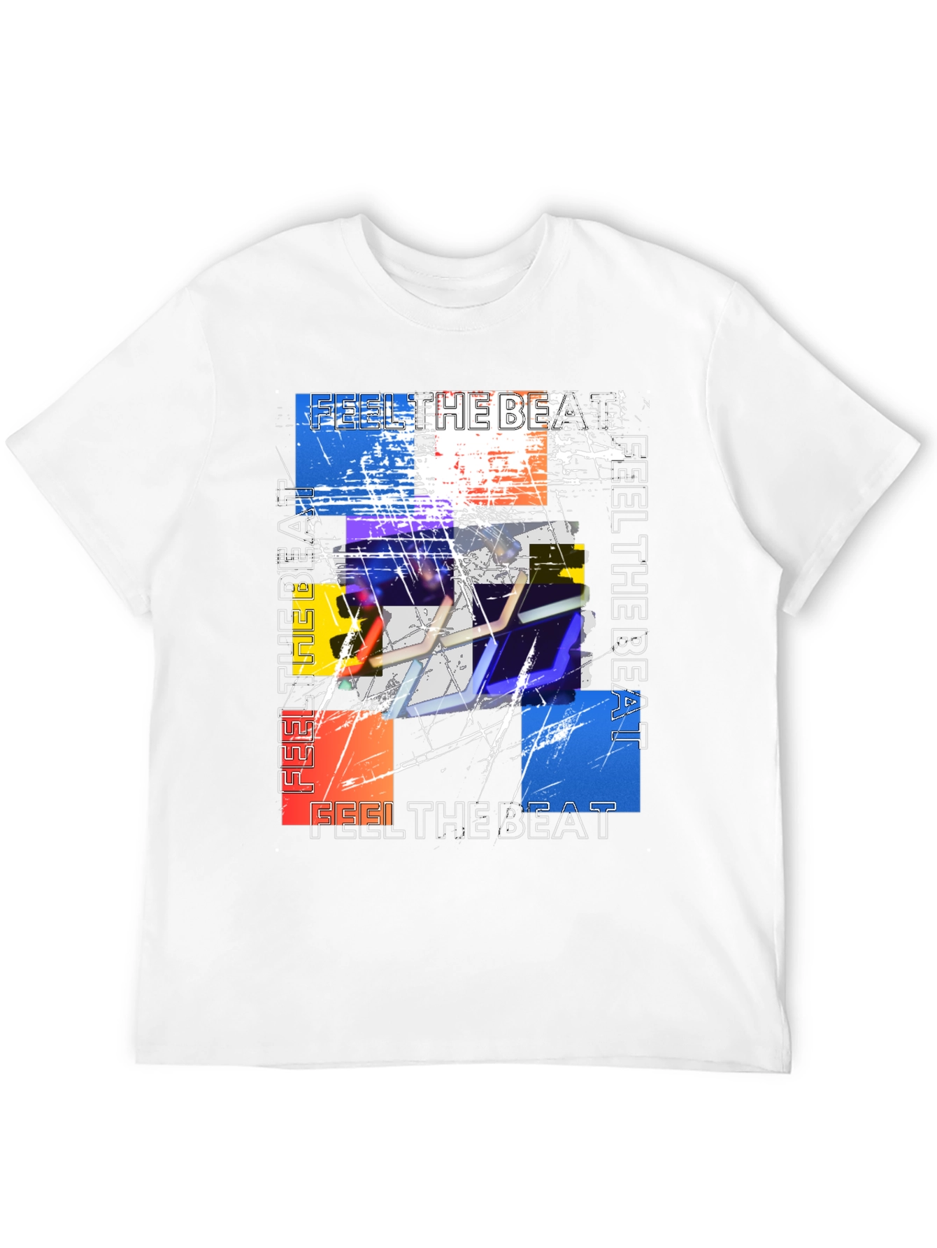 Feel the Beat Graphic Print T-Shirt