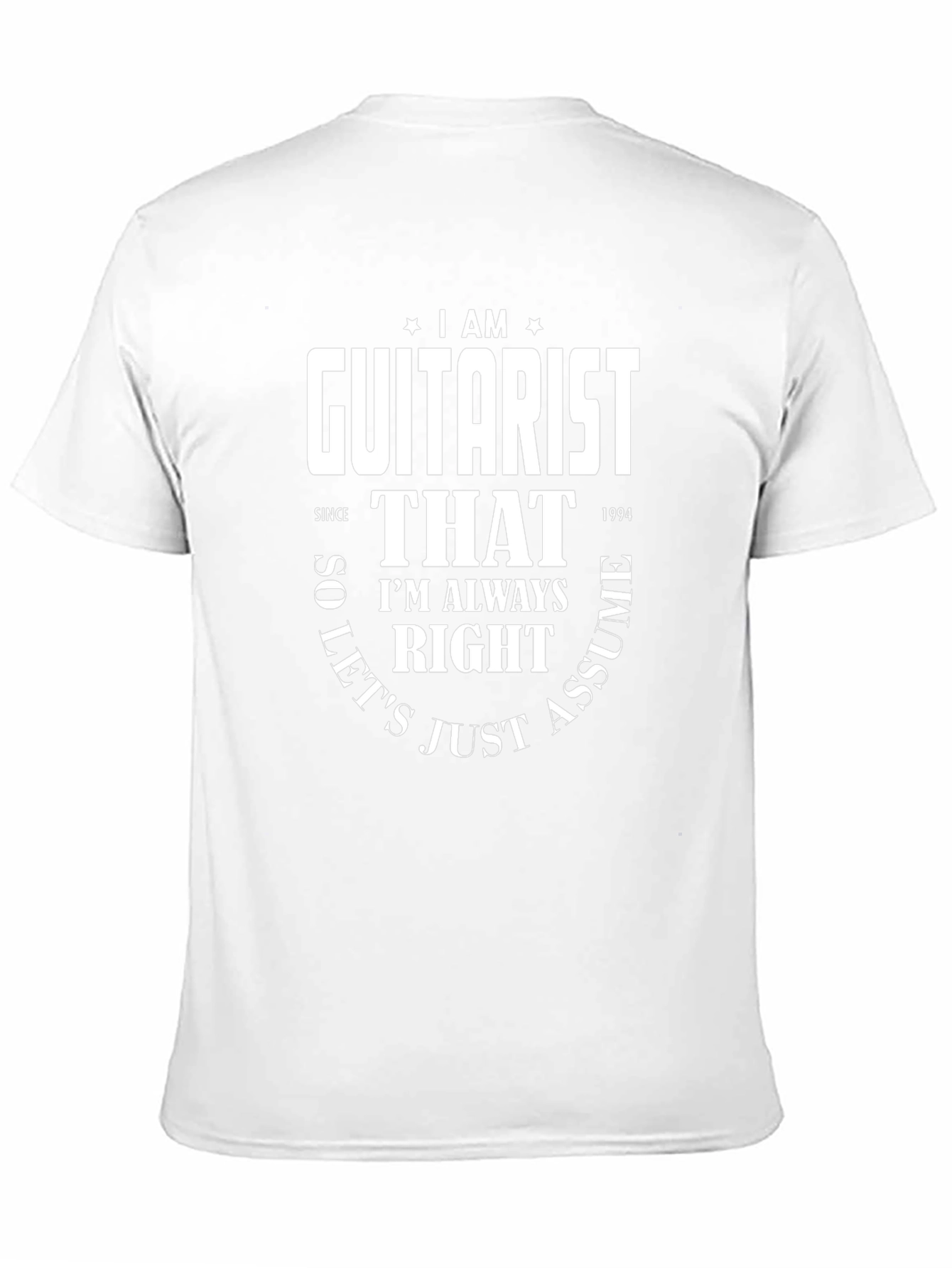 Guitarist Always Right Black Graphic Tee