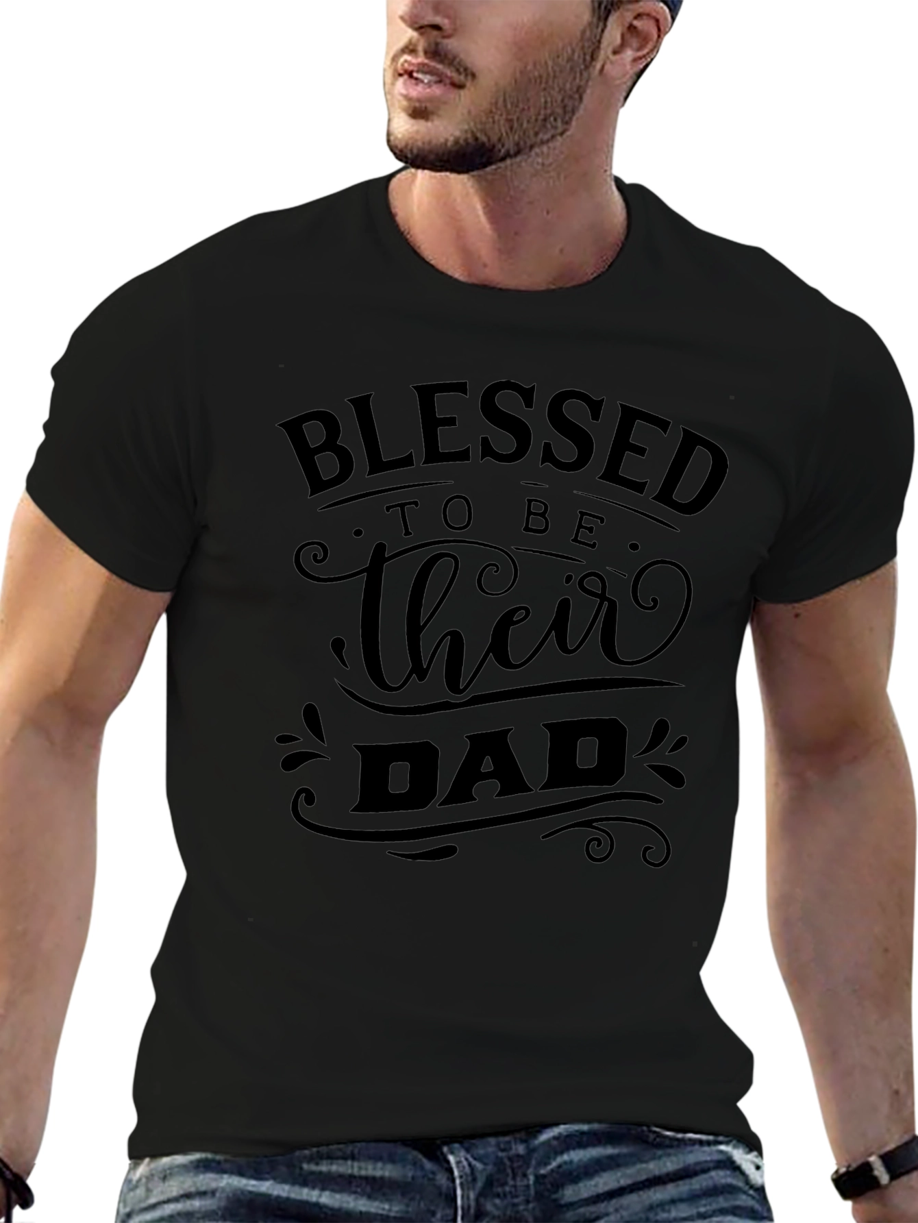 Blessed To Be Their Dad T-Shirt
