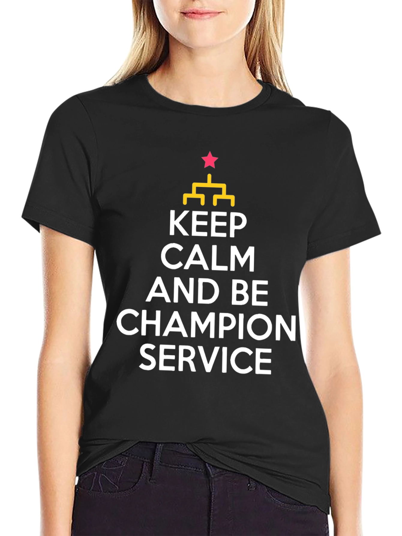 Keep Calm Champion Service T-Shirt