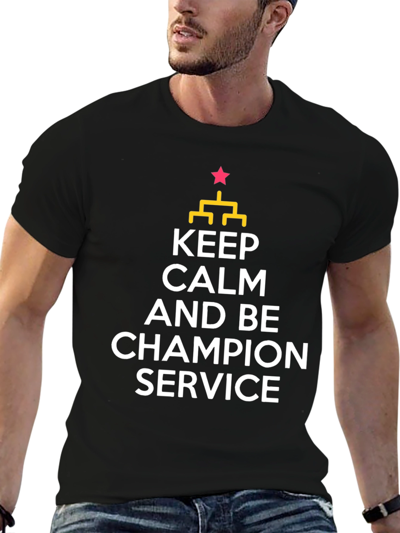 Keep Calm Champion Service T-Shirt