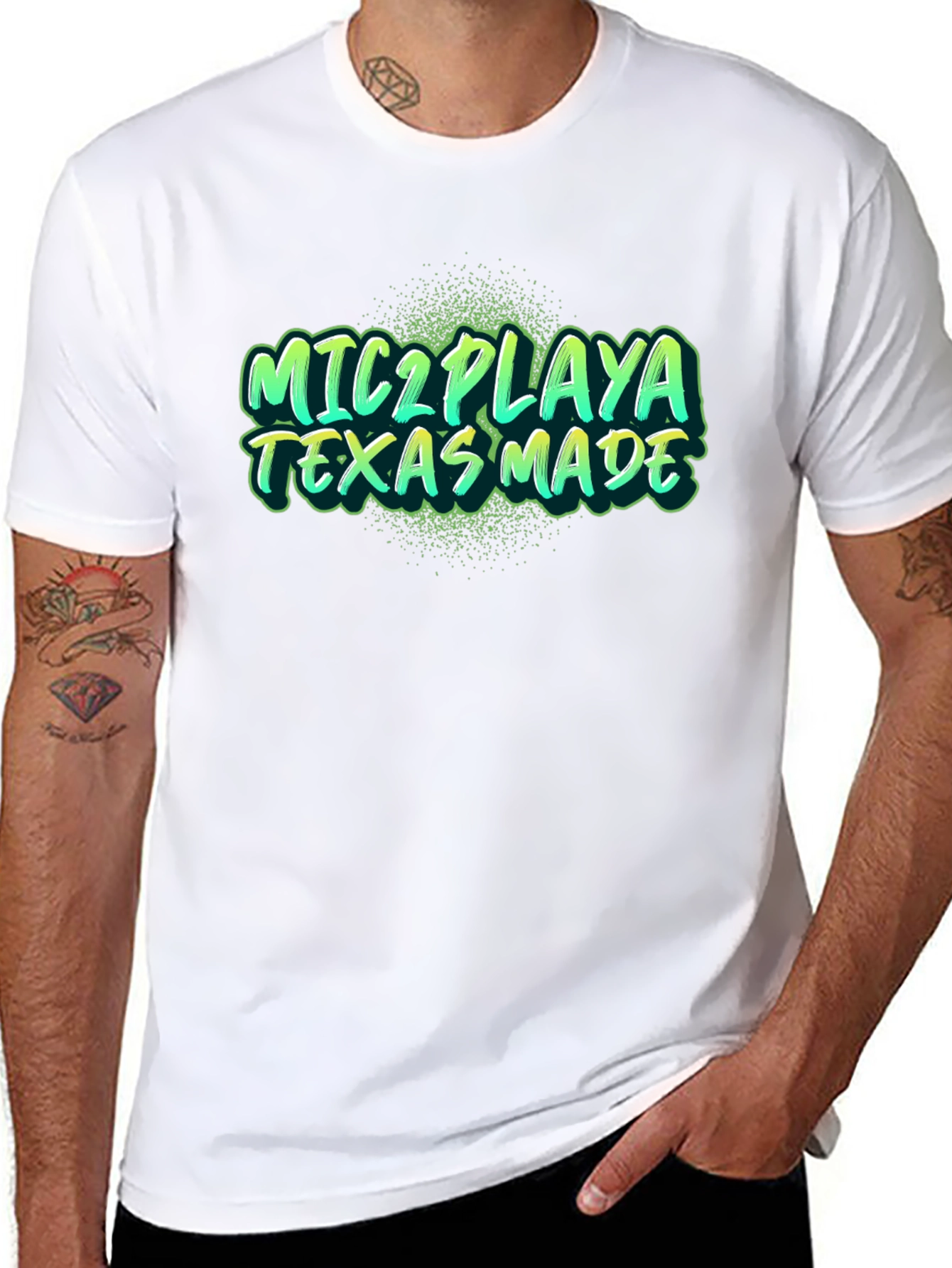 MIC2PLAYA Texas Made Graphic T-Shirt