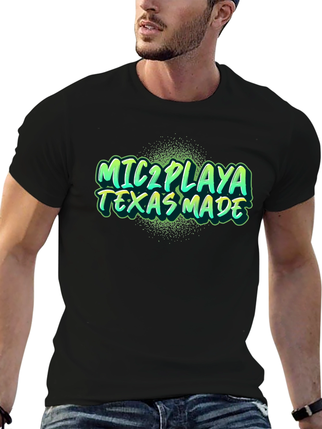 MIC2PLAYA Texas Made Graphic T-Shirt