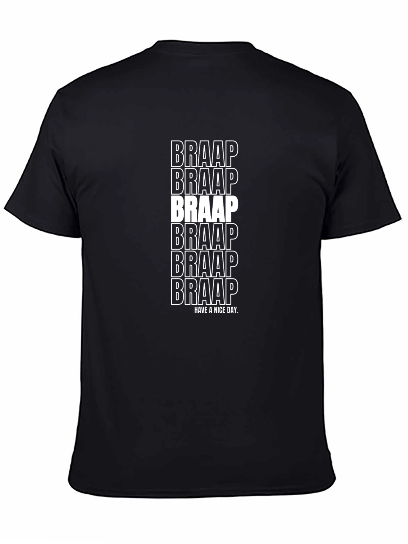 Braap Graphic T-Shirt - Black Cotton Tee