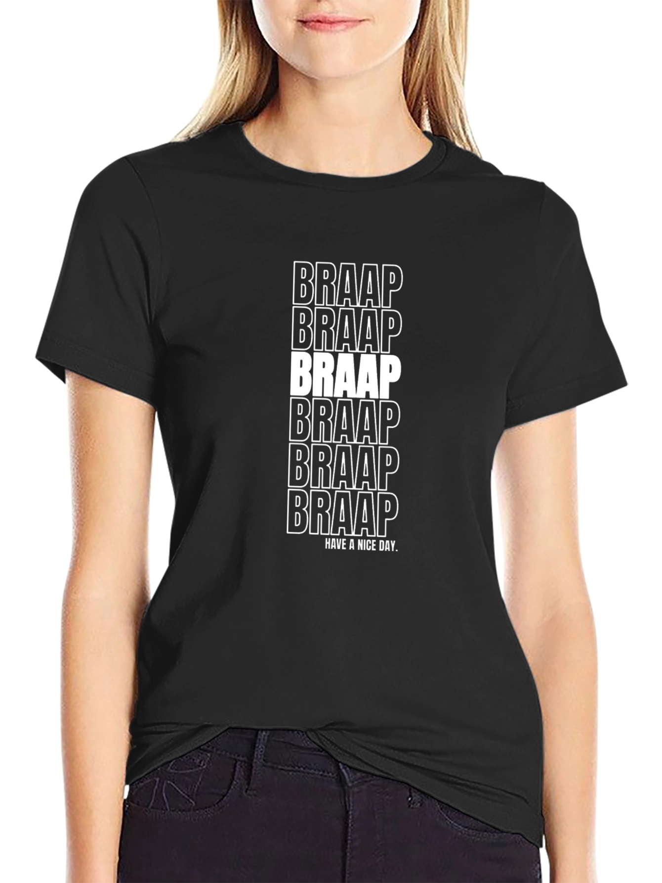 Braap Graphic T-Shirt - Black Cotton Tee