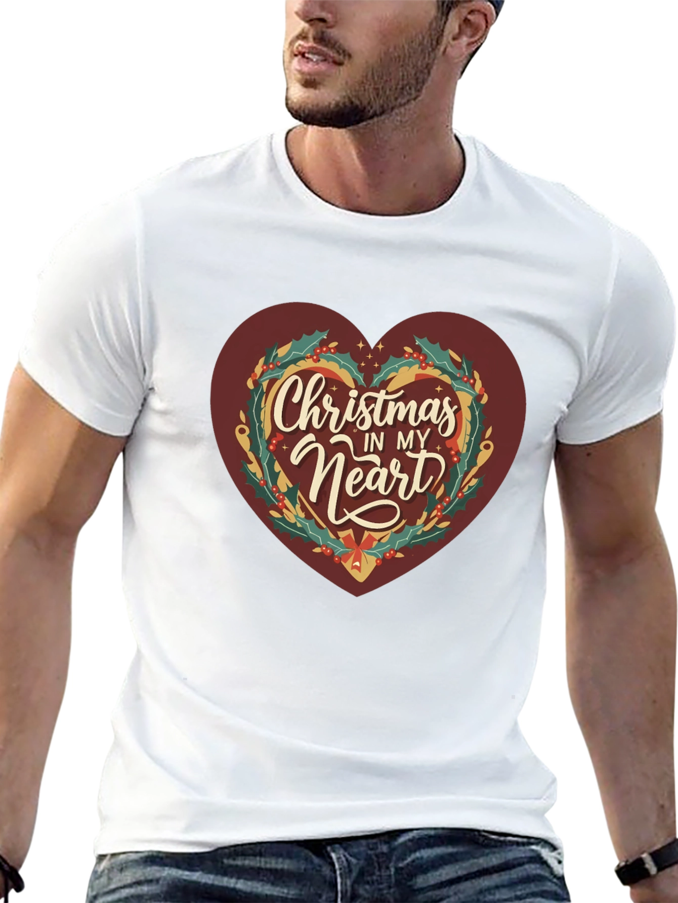 Christmas in My Heart Graphic Tee