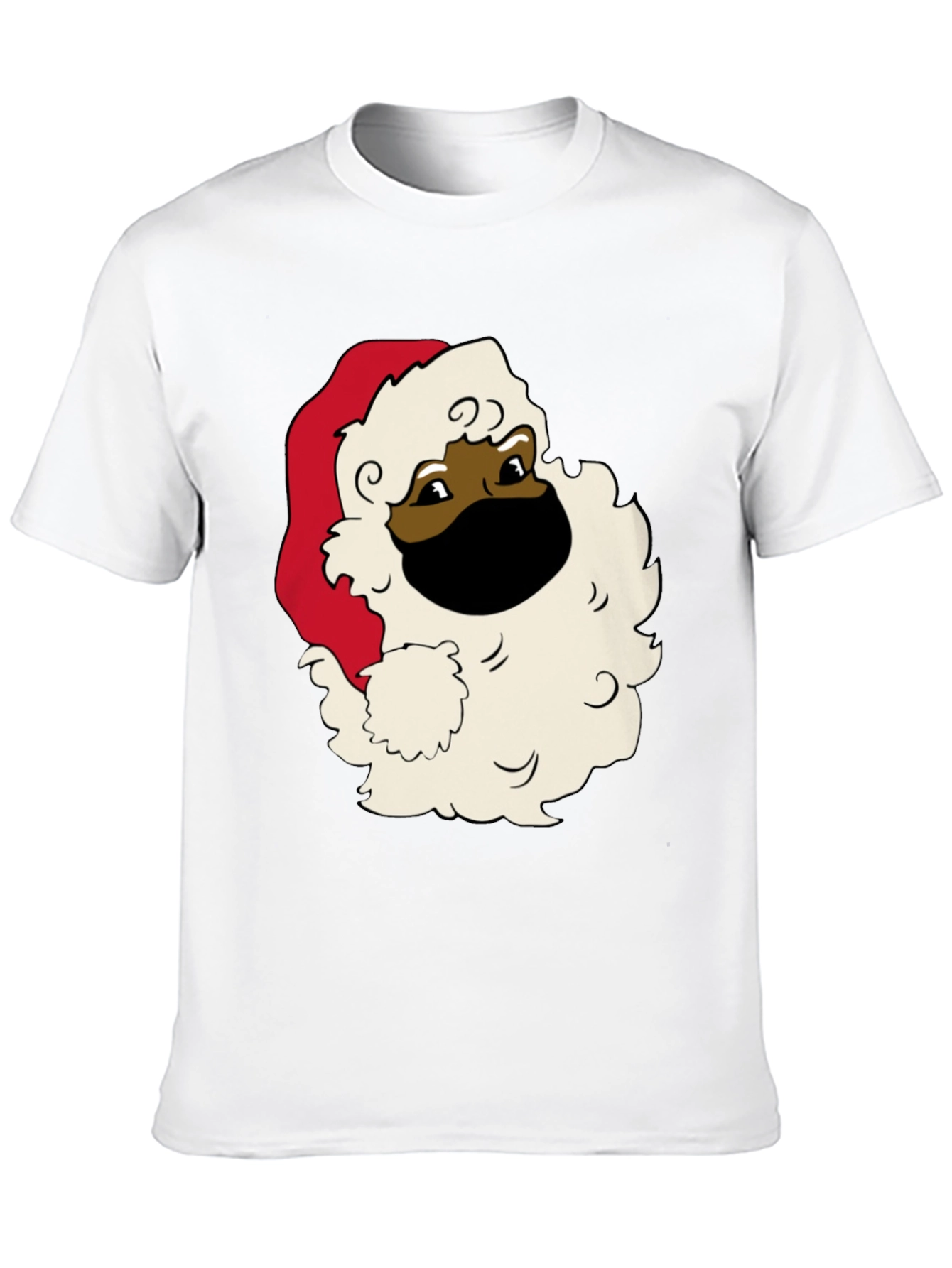 Black Santa Mask T-Shirt