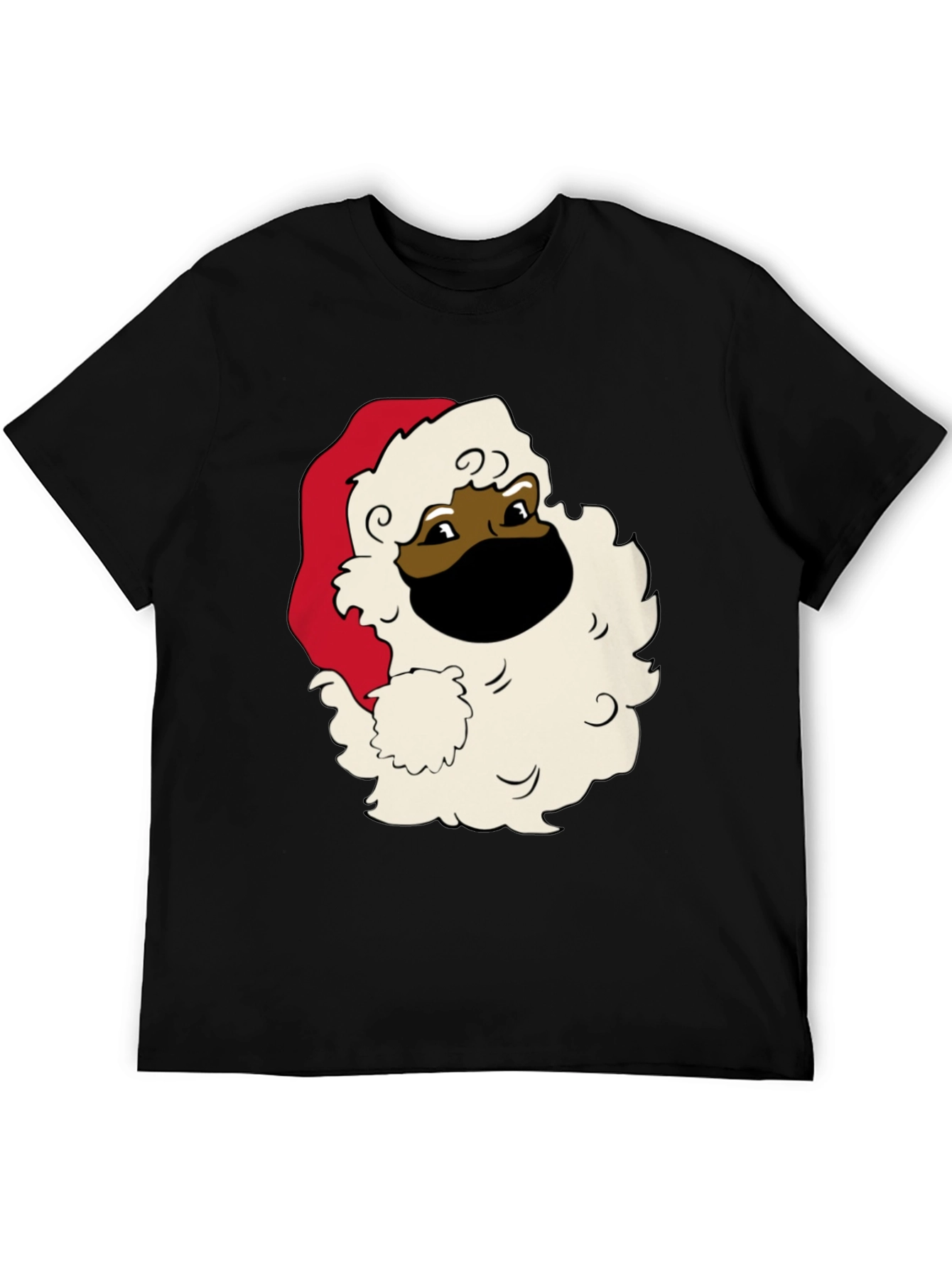 Black Santa Mask T-Shirt