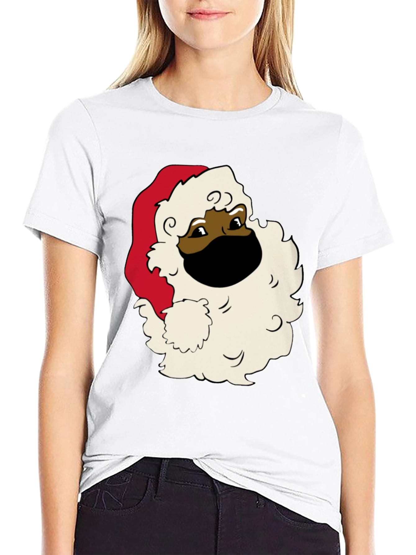 Black Santa Mask T-Shirt