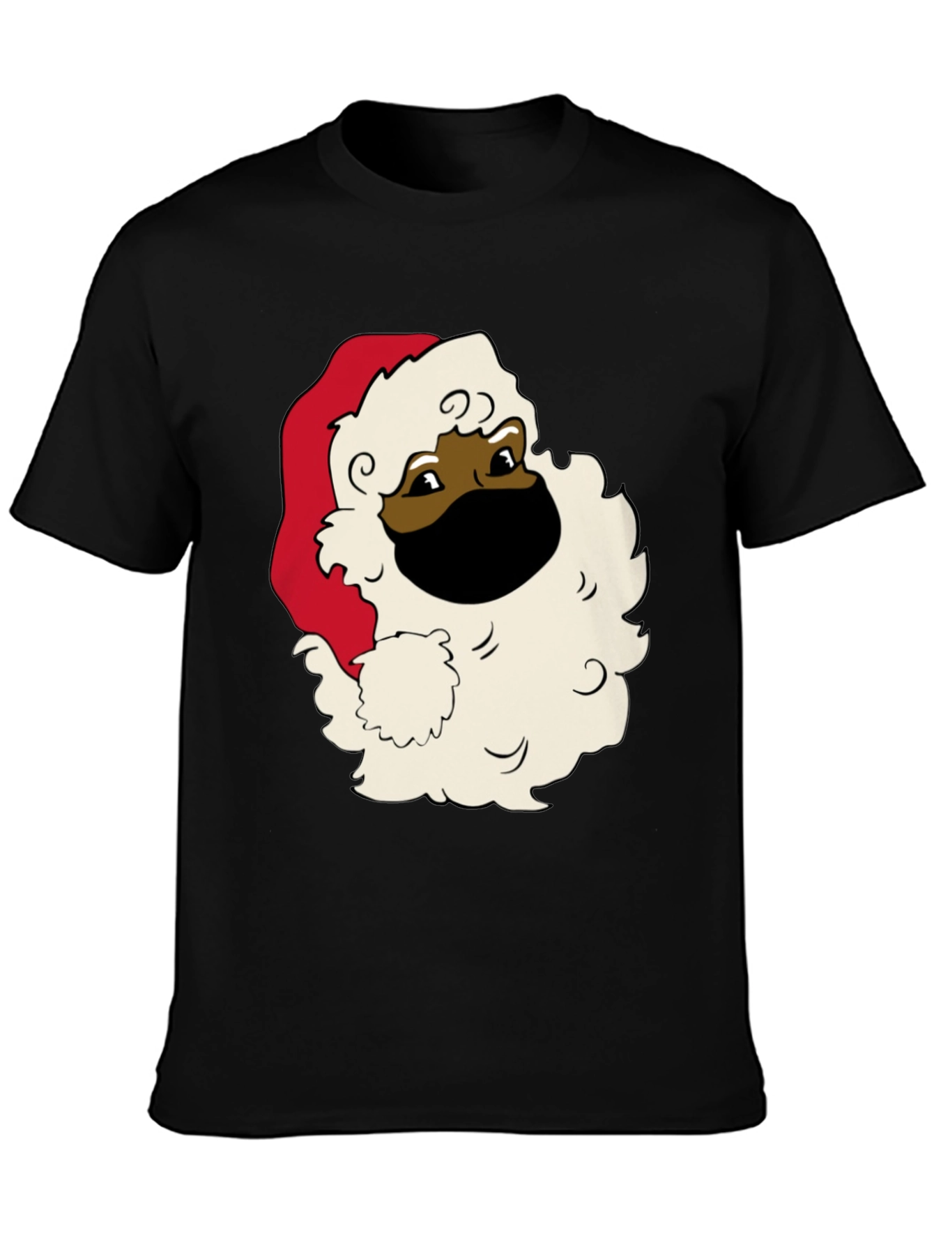 Black Santa Mask T-Shirt