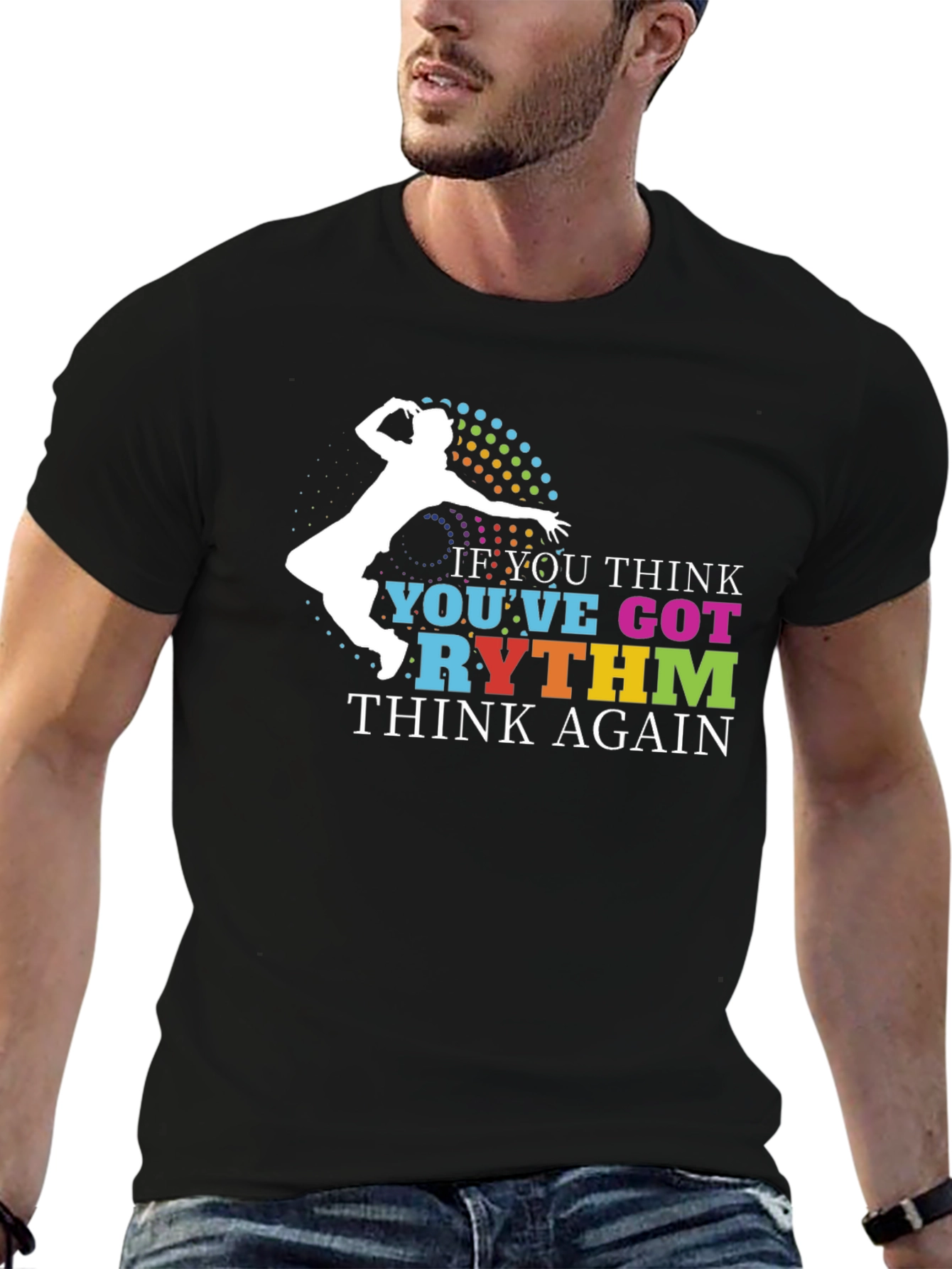 Rhythm Graphic Tee - Funny Dance T-Shirt