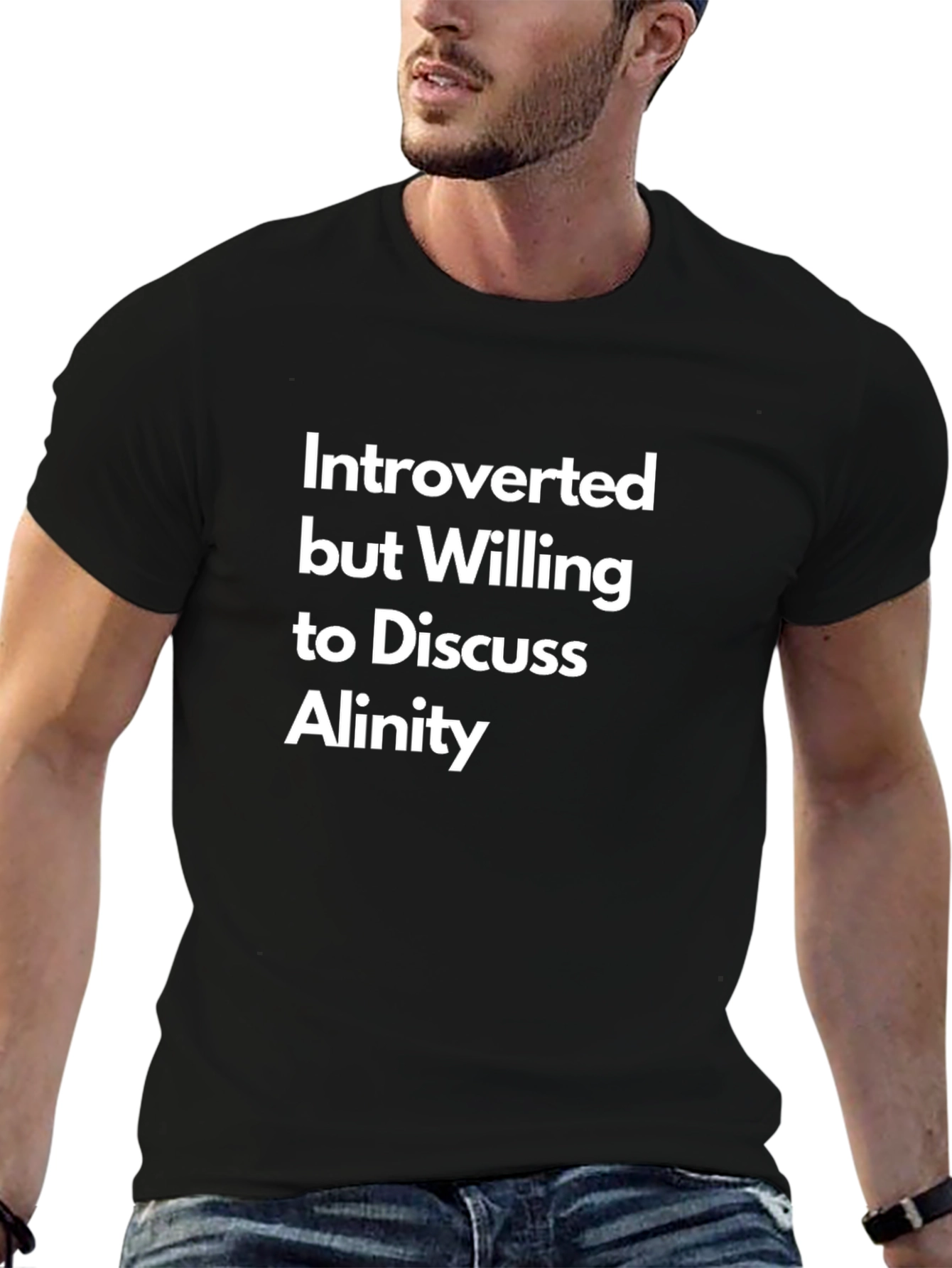 Introverted Alinity T-Shirt: Funny Sarcastic Tee