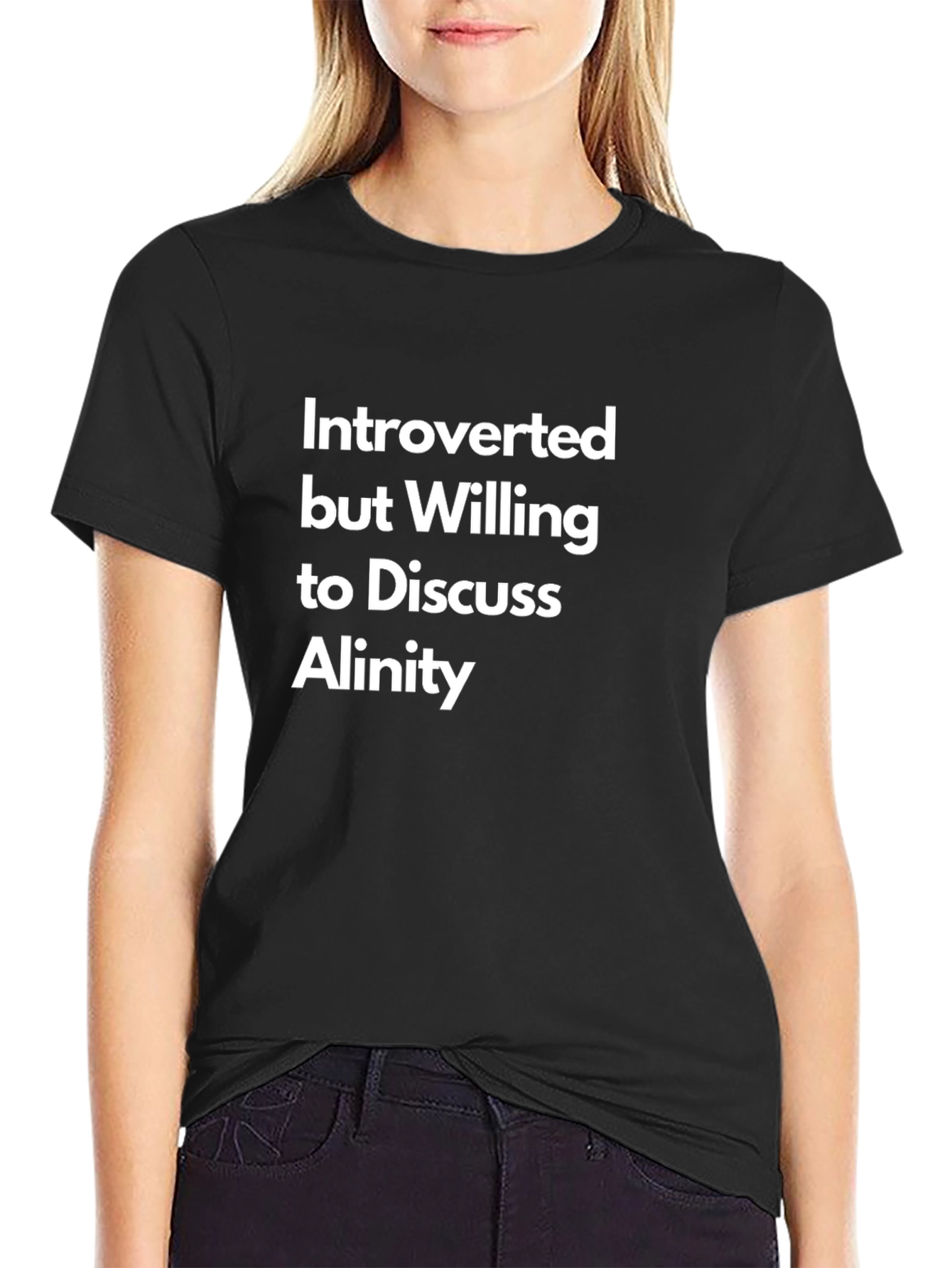 Introverted Alinity T-Shirt: Funny Sarcastic Tee