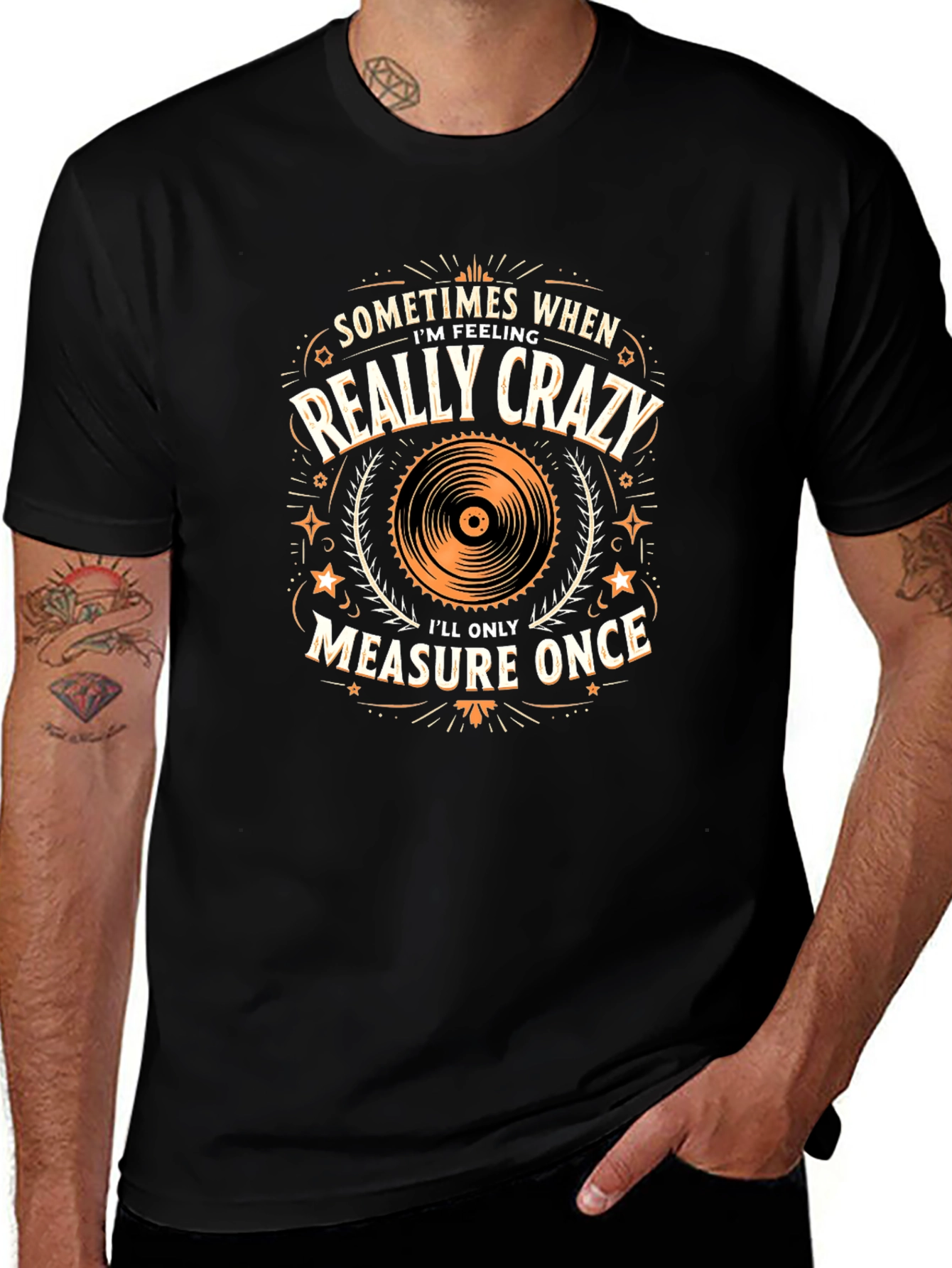 Crazy Measure Once Graphic Tee