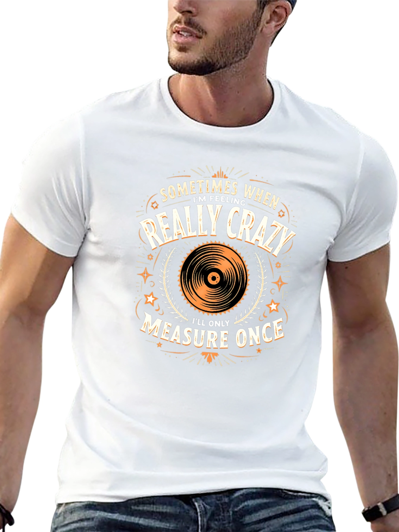 Crazy Measure Once Graphic Tee