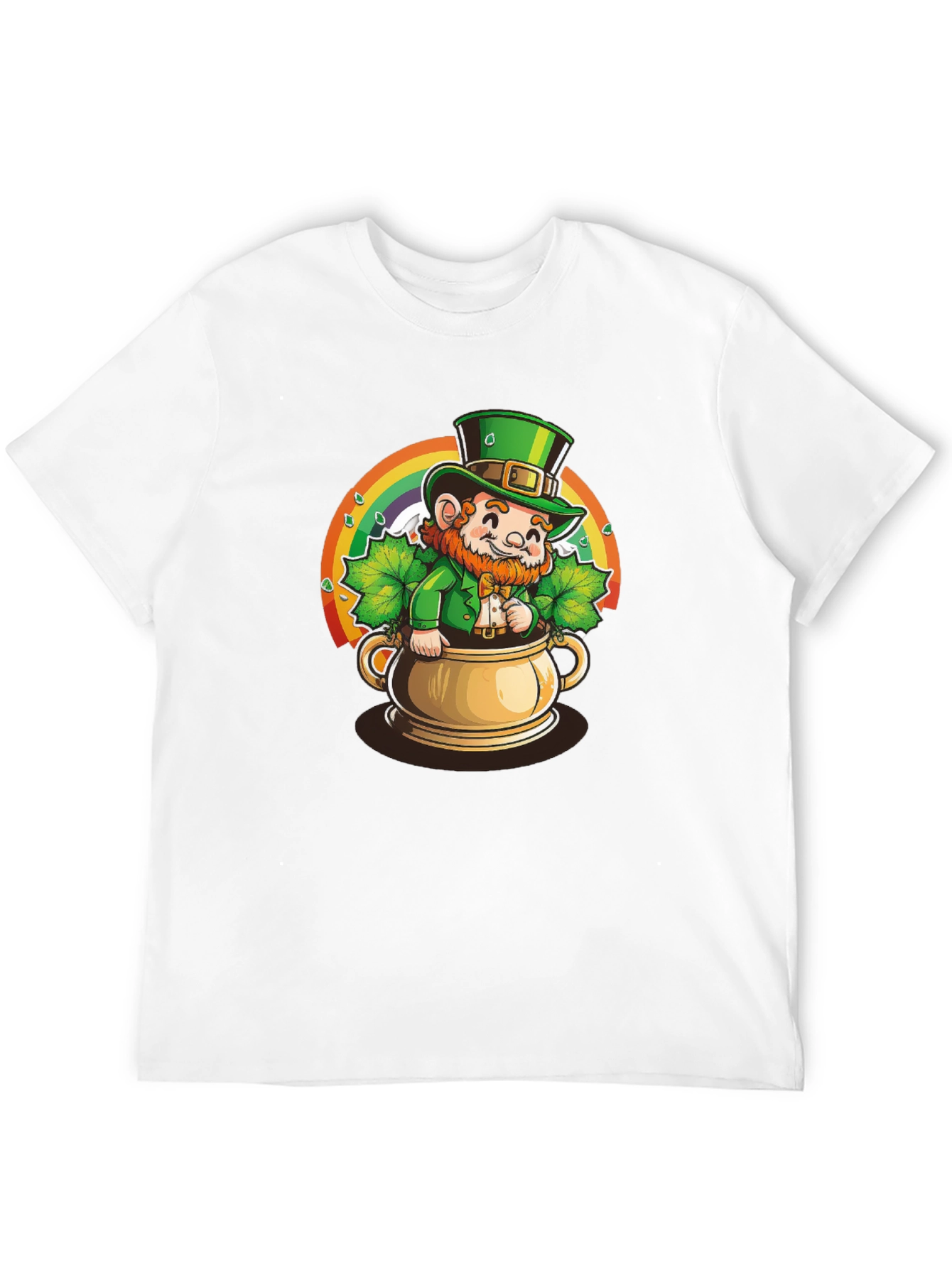 Lucky Leprechaun Black Graphic Tee