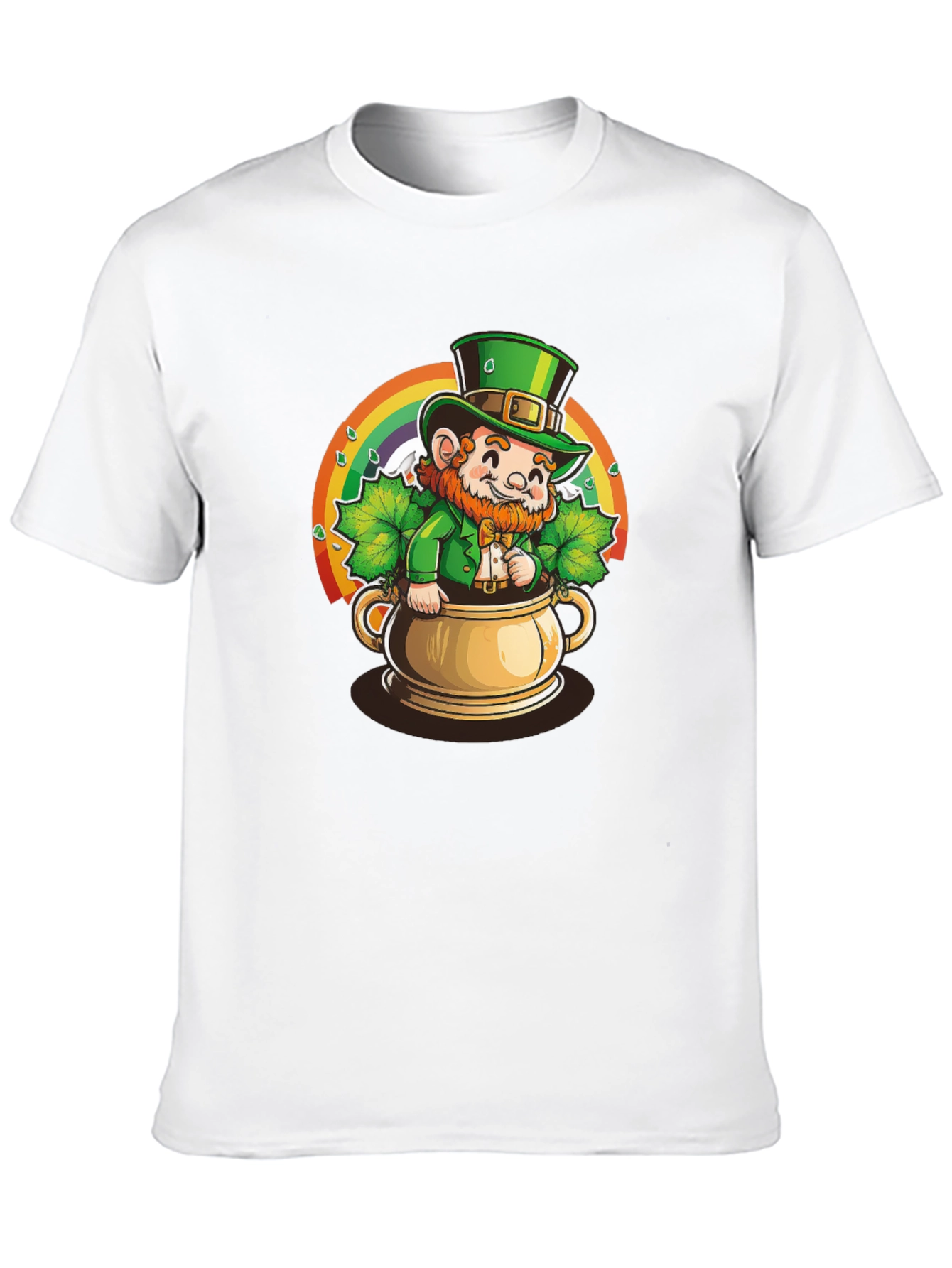 Lucky Leprechaun Black Graphic Tee