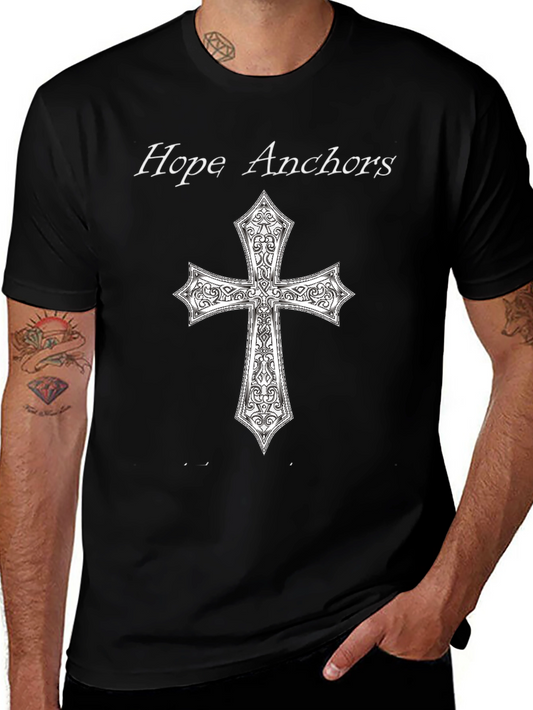 Hope Anchors Cross Graphic Tee