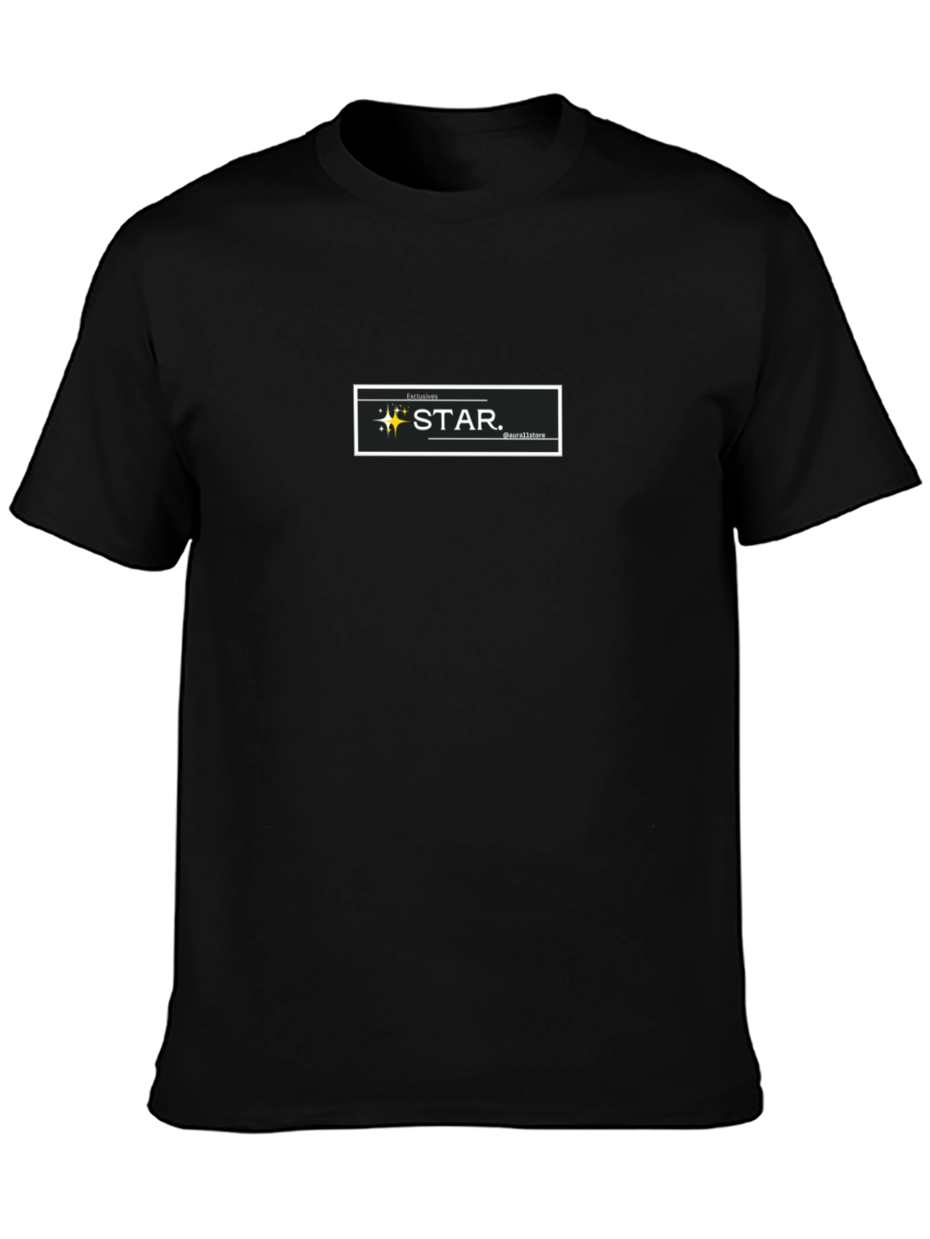 Exclusive STAR Logo Black T-Shirt