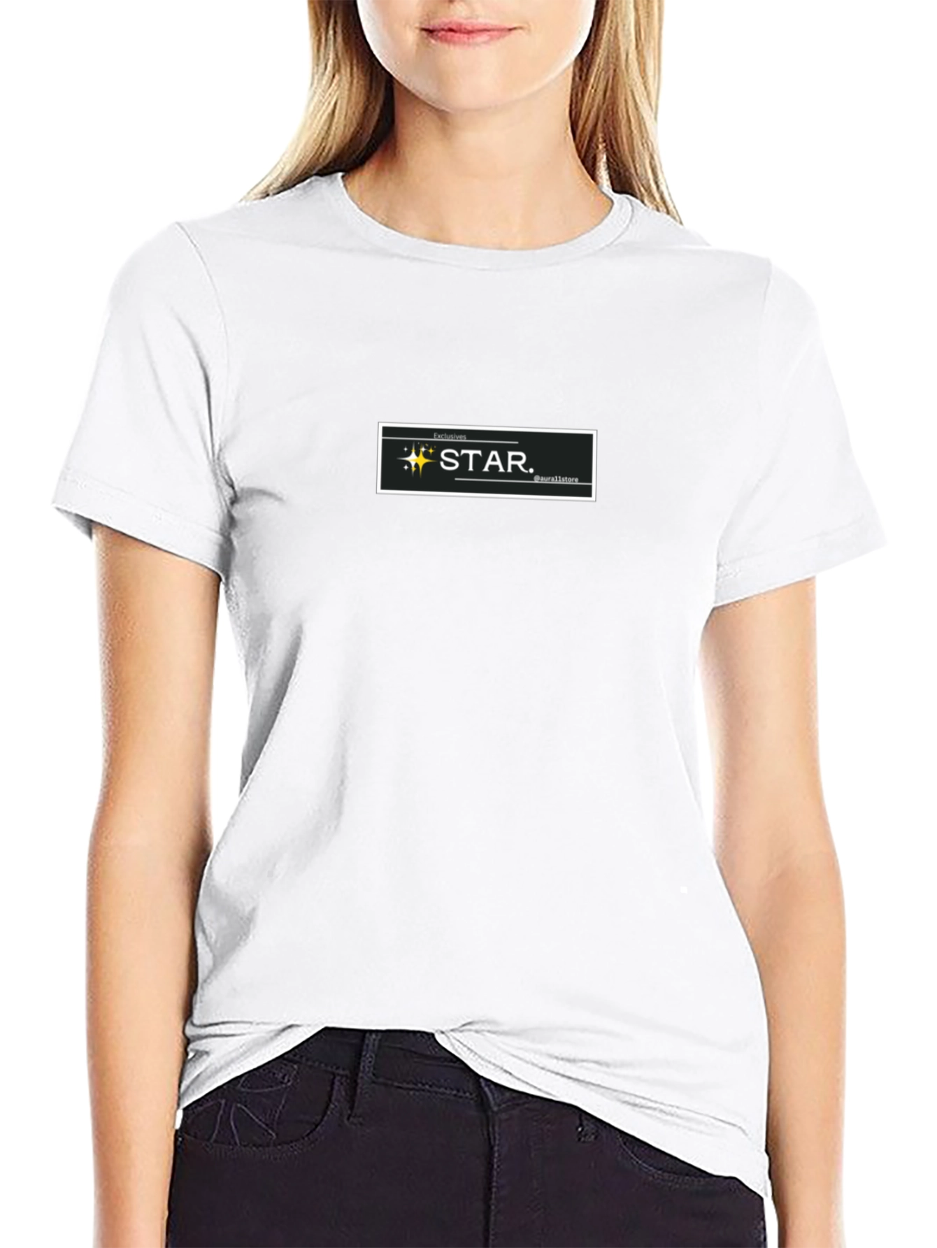 Exclusive STAR Logo Black T-Shirt
