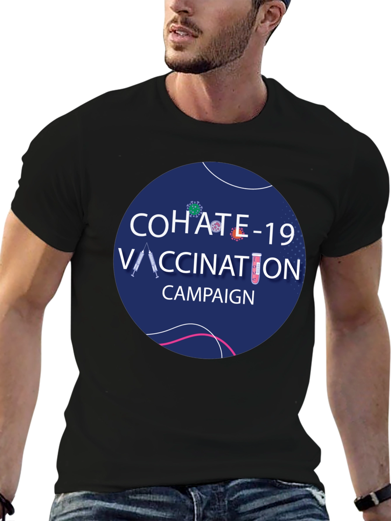Cohate-19 Vaccination Campaign T-Shirt